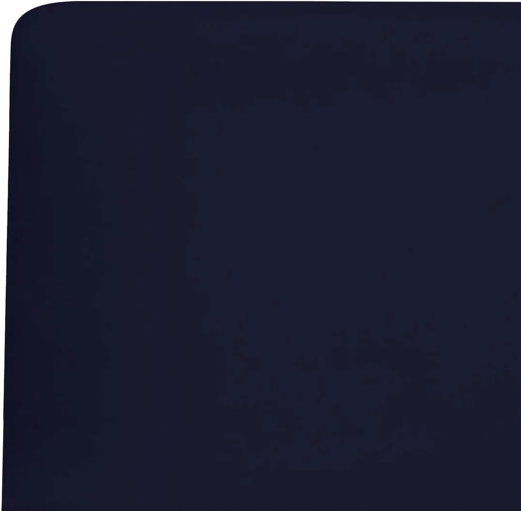 Kyte Baby Soft Crib Sheet - Standard Fitted Crib Sheet Made with Rayon from Bamboo, Ultra-Gentle and Breathable (Navy)