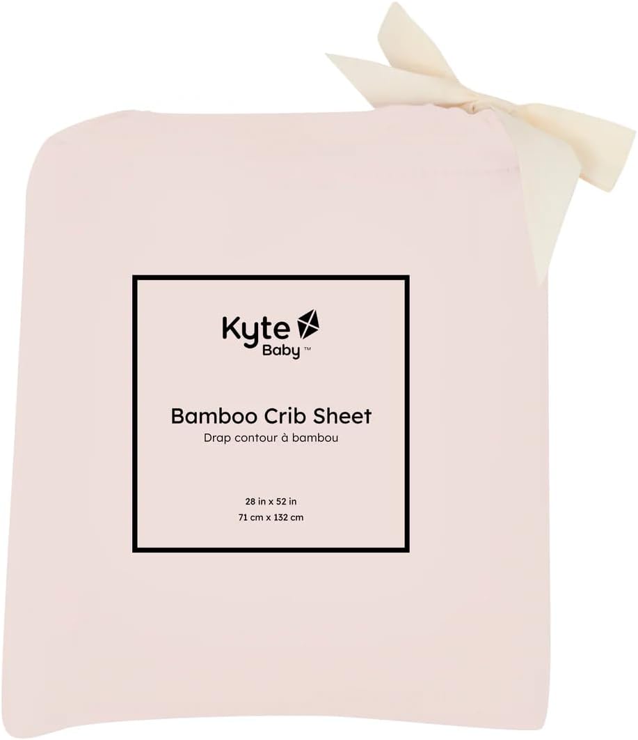 Blush Crib Sheet by Kyte Baby