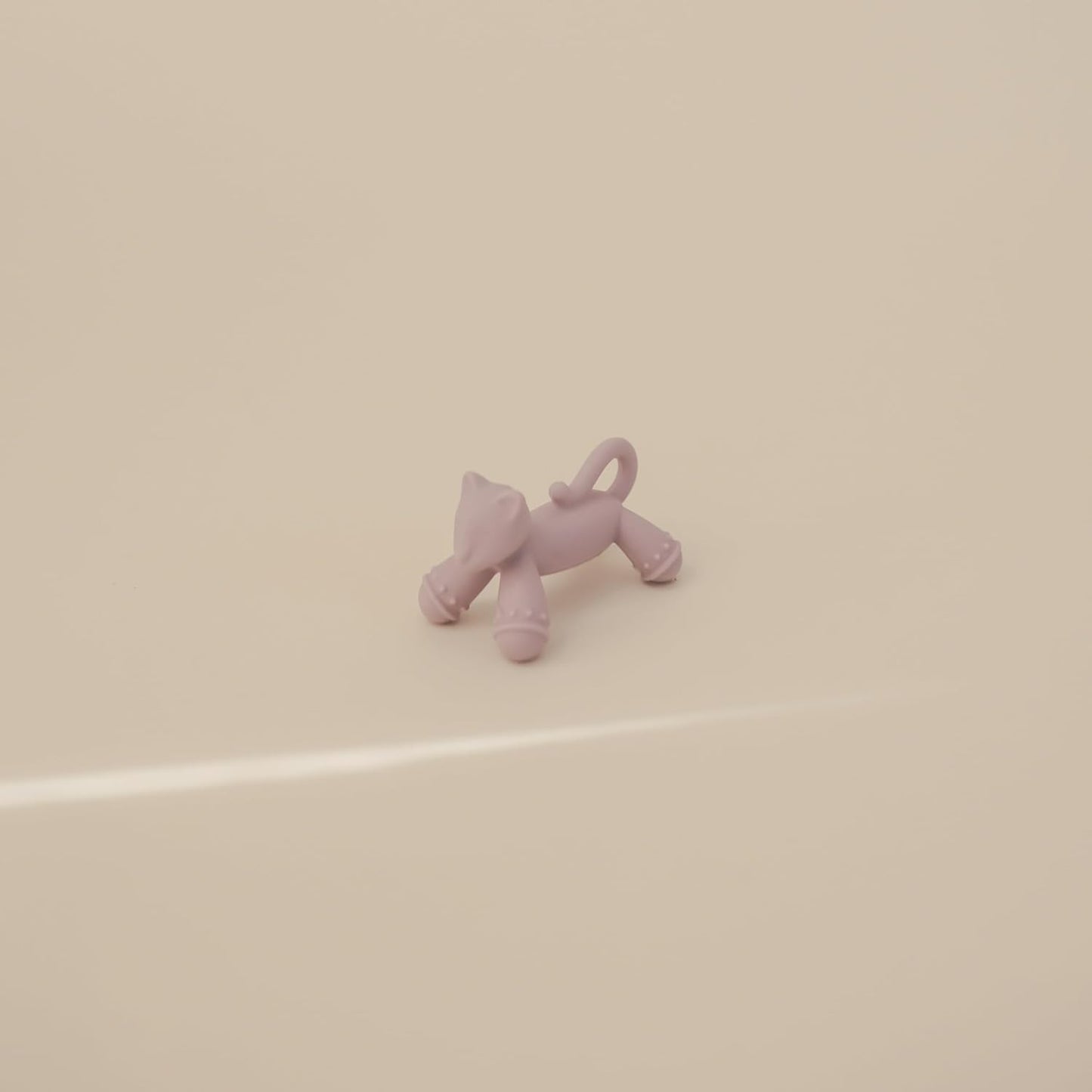 mushie Silicone Baby Teether Toy | Cat Figurine Teether
