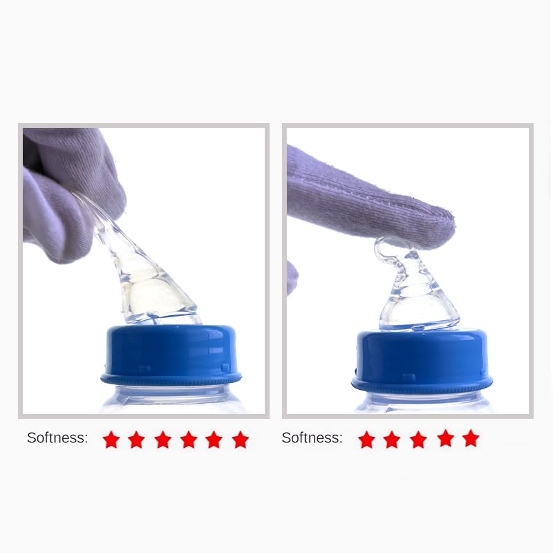 5oz (150ml) 4-Pack Anti-Colic Baby Bottles for Newborns, BPA-Free, Breastfeeding Transition, Vented for Gas & Colic Relief, Ideal for Baby Registry