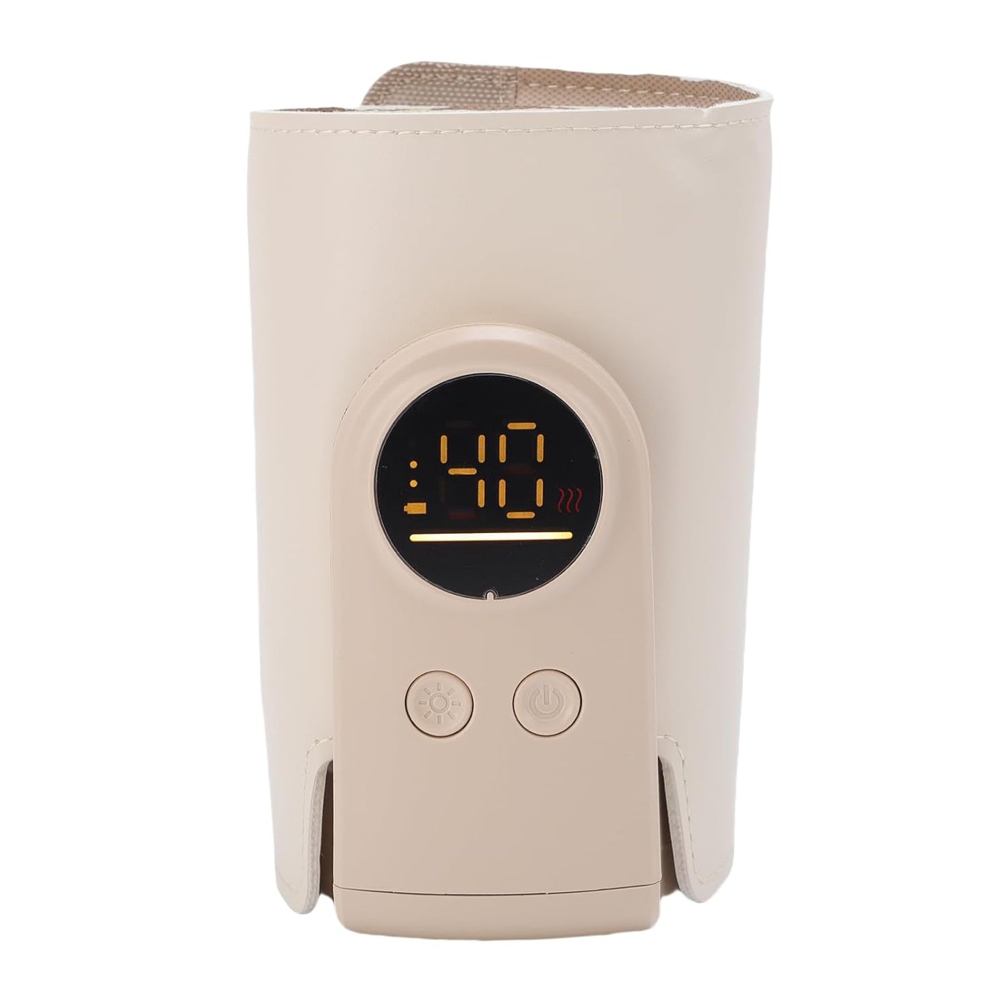 Baby Bottle Warmer, Portable Bottle Warmer with Smart Temperature Control & LED Display, Fast Heating & Constant Warming, Rechargeable Milk for Travel, Home