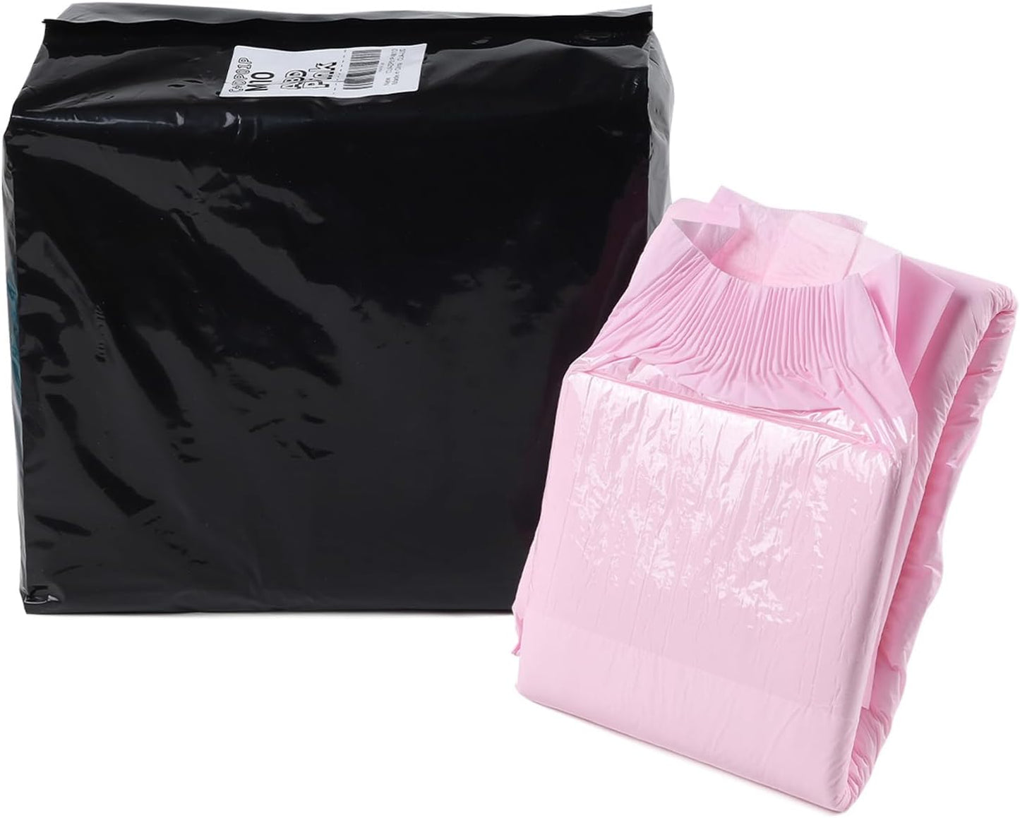 CutiePlusU Disposable Adult Diaper Heavy Absorption Dry Surface Adult Diapers All Night- Pink 10 Pieces (Large 36"-46")