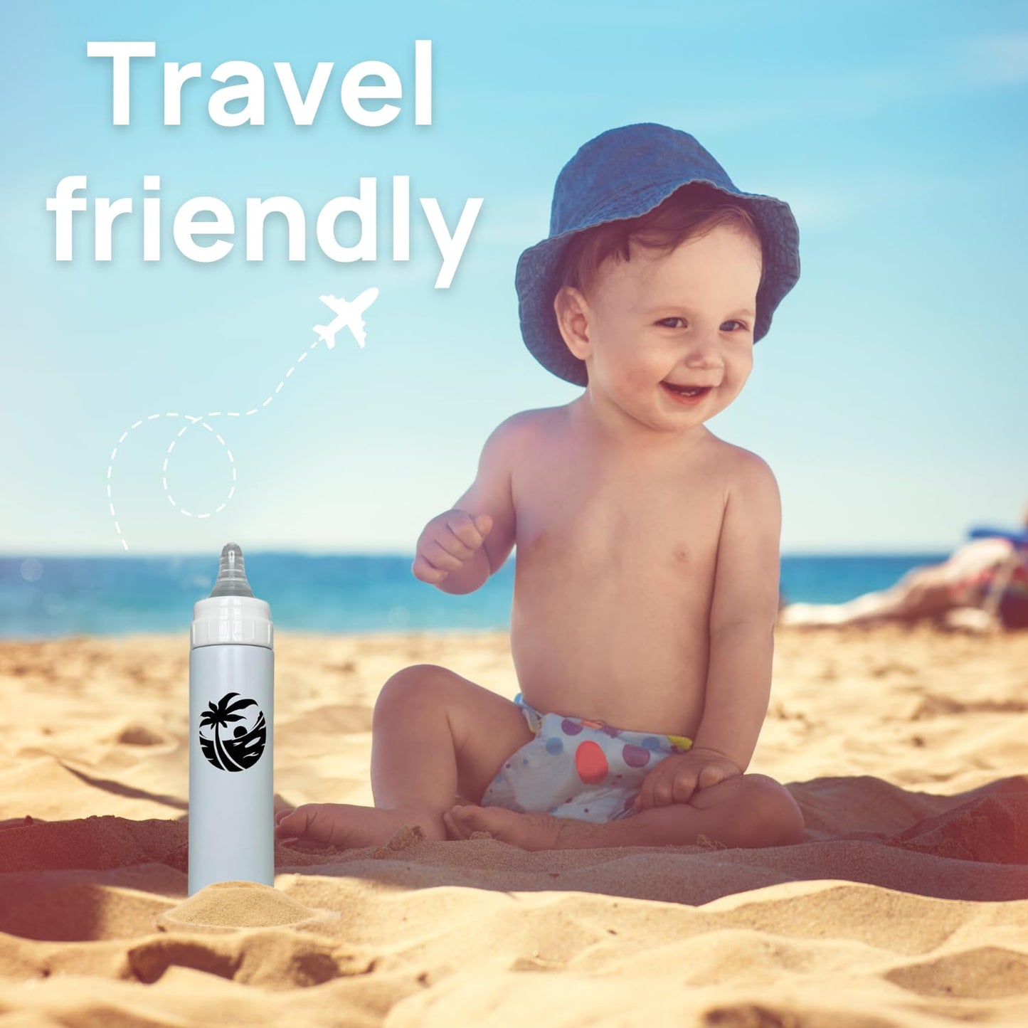 Versatile Waiu Insulated Baby Bottle | 4 oz & 6 oz Sizes | Keeps Drinks Hot for 8 Hours, Cold for 24 Hours | BPA-Free | Multiple Colors Available (White, 6 oz.)