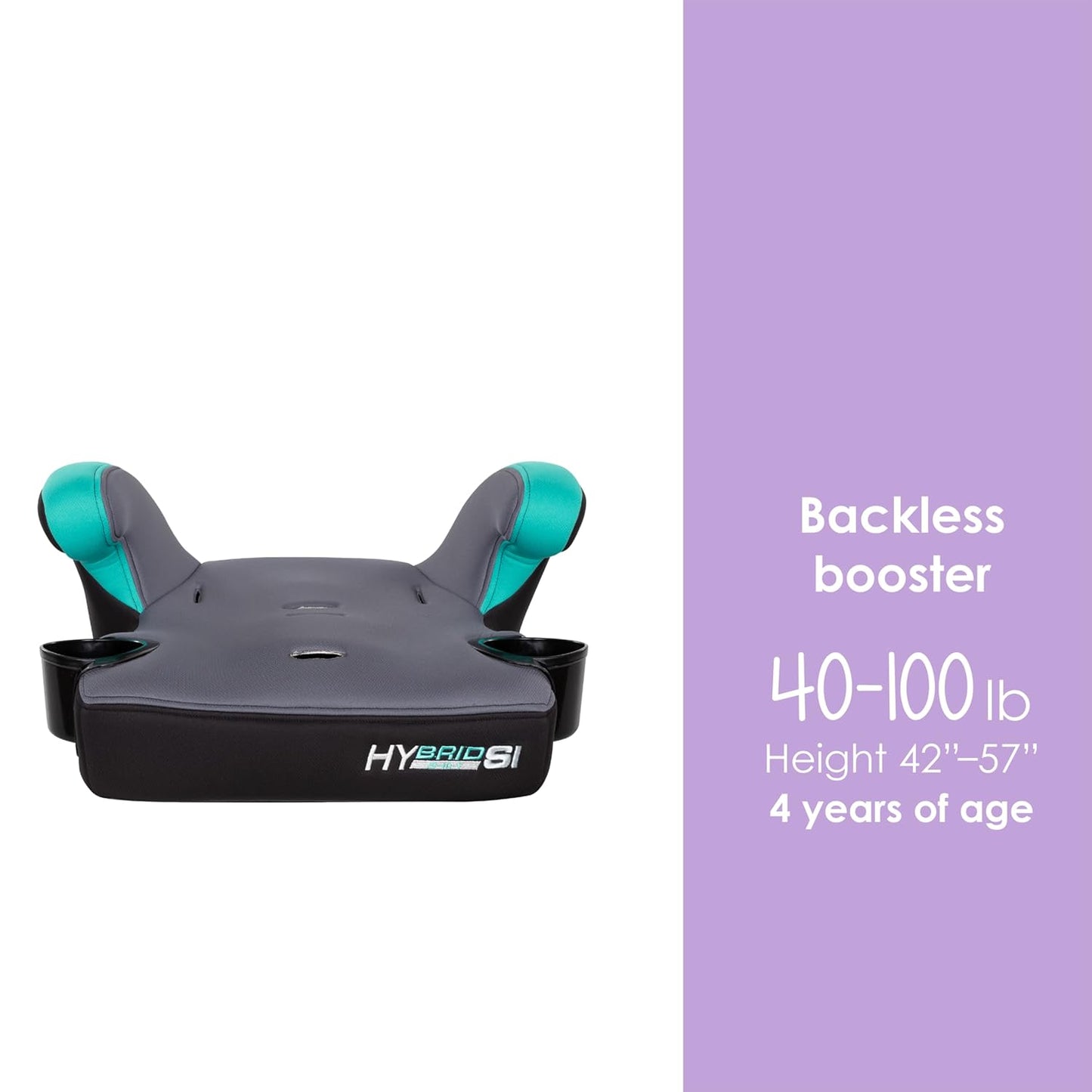 Baby Trend Hybrid SI 3-in-1 Combination Booster Car Seat with Side Impact Protection, Hoboken Teal