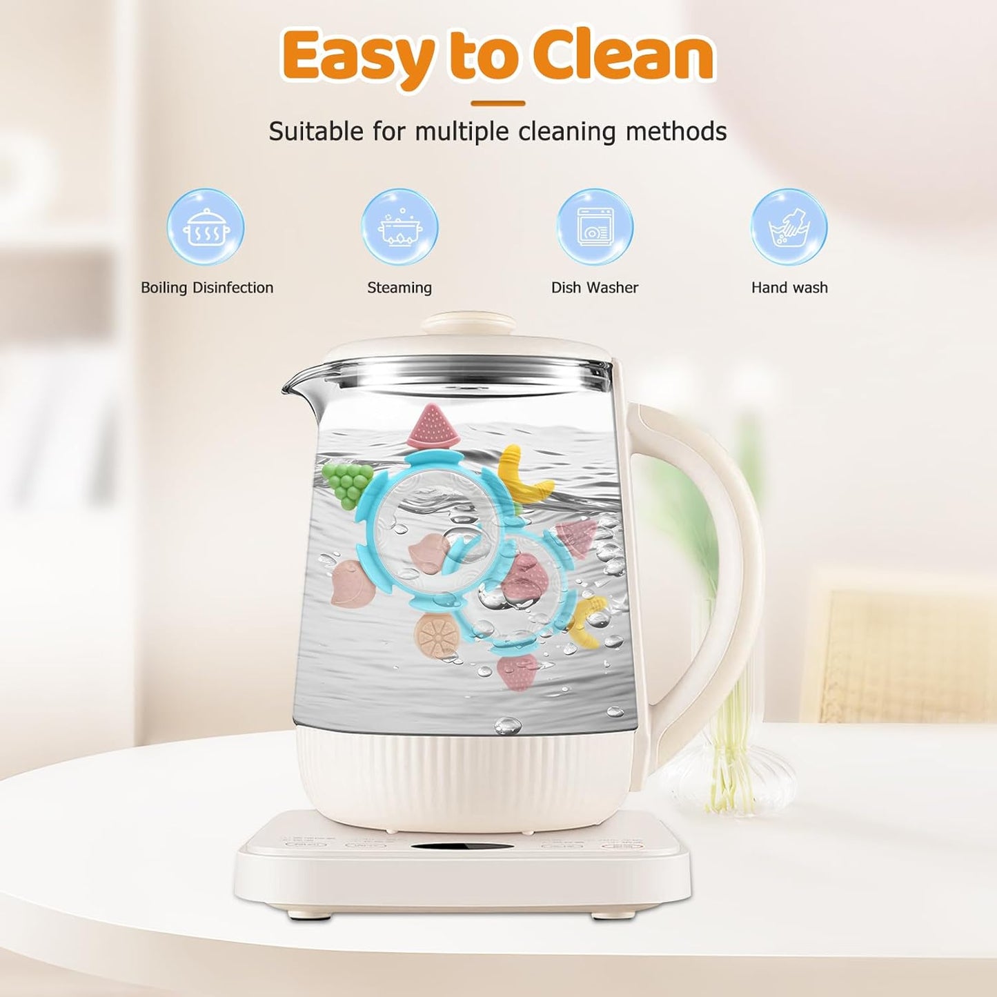 Baby Teething Ring Toy for 3–12 Months, Silicone Infant Teether for Sore Gum Relief, Soothing Sensory Chew Toy, Ideal Newborn Gift for Boys Girls Baby Shower, Birthday or Christmas, Blue