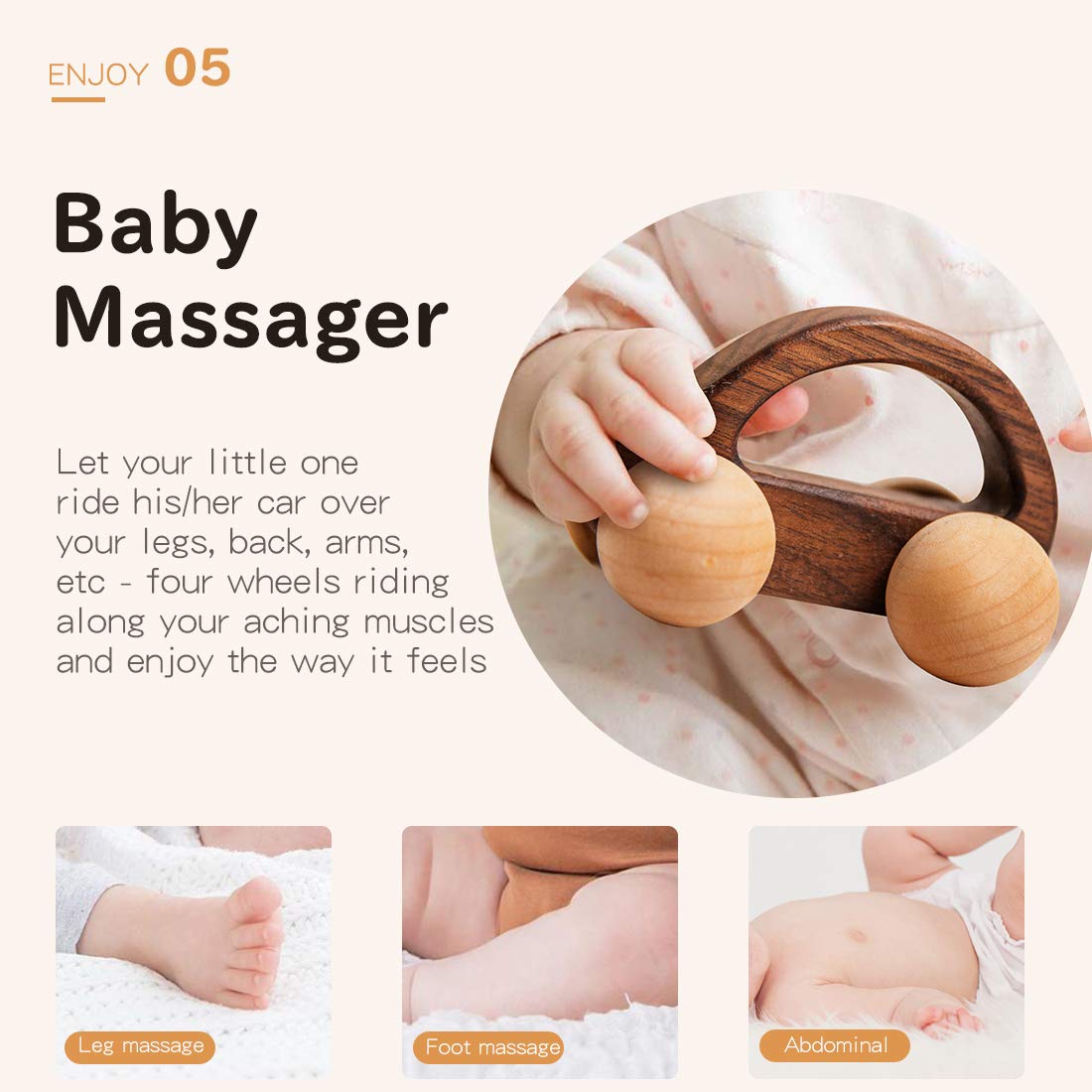let's make 3pc Wooden car Toys Montessori Nursing Wooden Rattle Toy Cars, Handcrafted Wooden Eco Friendly Toy Car