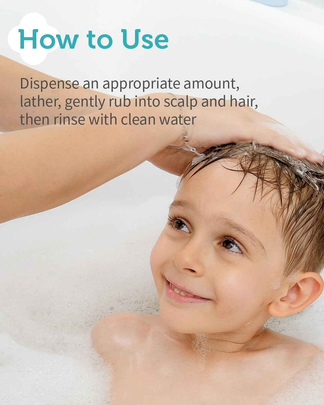 GOONGBE Kids' Fresh Shampoo - Korean Kids Scalp Purifying Shampoo - Gentle Deep Cleansing for Oily, Smelly Scalps - Low pH & Silicone-Free Formula - Allergen Free Scent, 10.1 fl.oz.