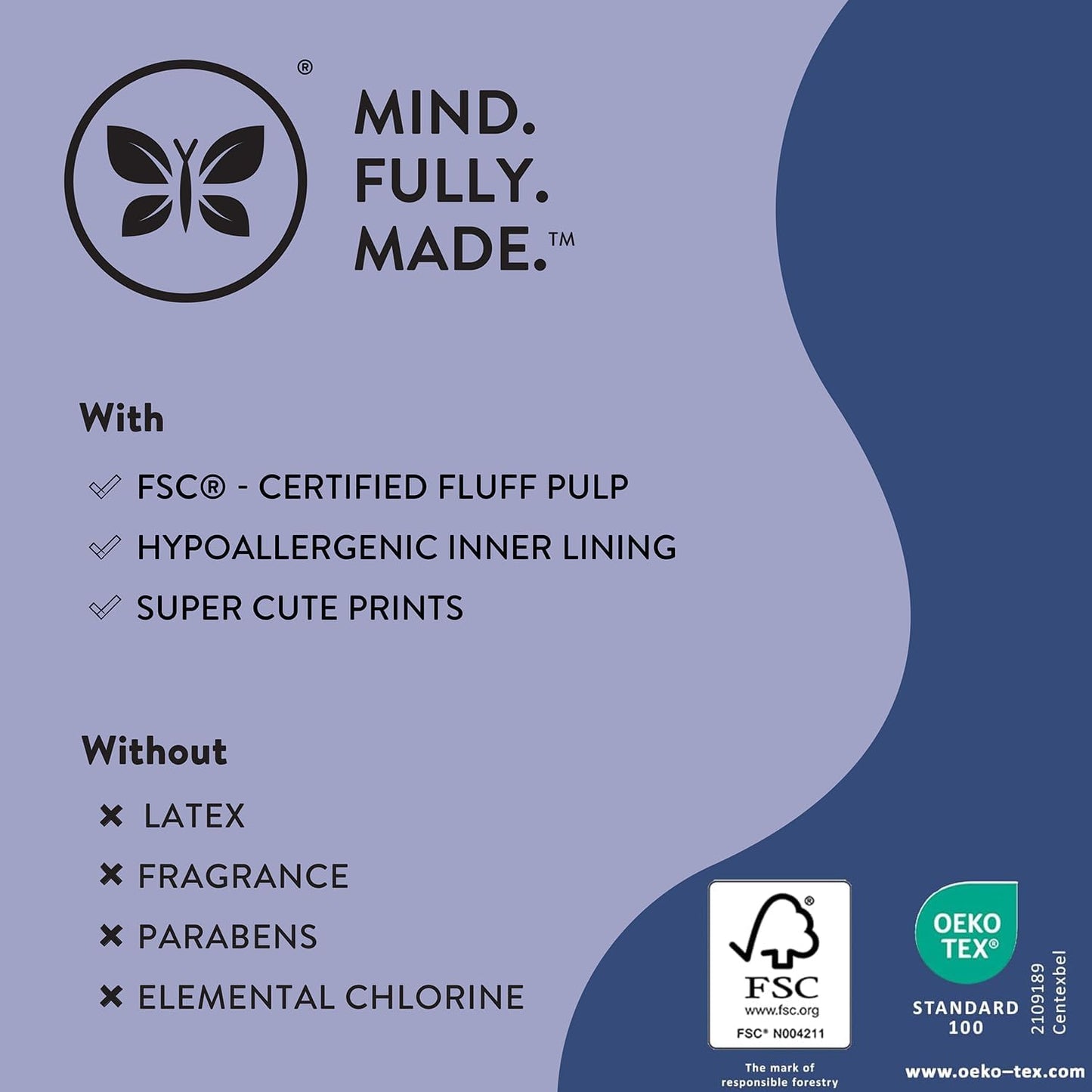 The Honest Company Clean Conscious Overnight Diapers for Sensitive Skin, Hypoallergenic Fragrance-Free Baby Diapers, Cozy Cloud and Star Signs Design, Club Box, Size 6 (35+ lbs), 34 Count