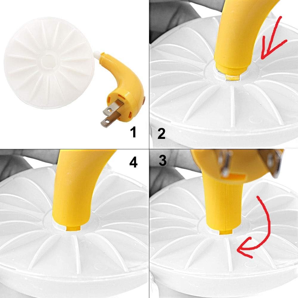 2 Pack LED Mushroom Night Lamp Plug In Mini Magic Night Lights for Adults & Kids - Green