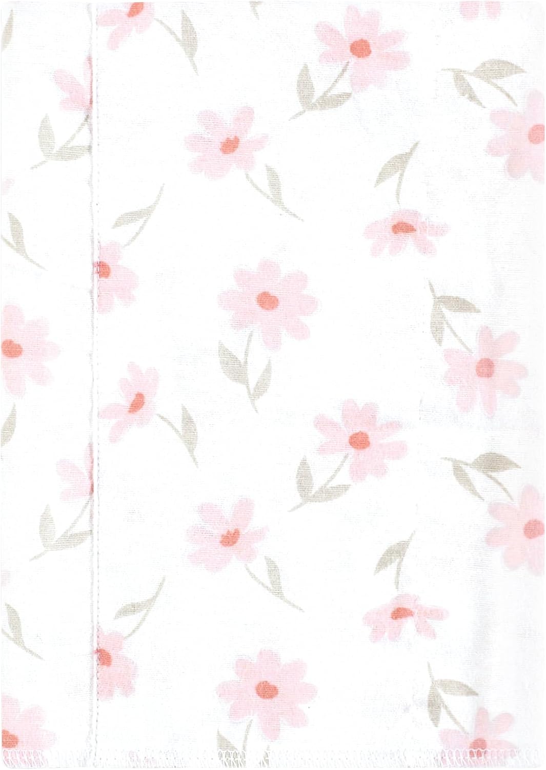 Luvable Friends Hudson Baby Flannel Burp Cloths 4pk, Sweet Honeycomb Pink