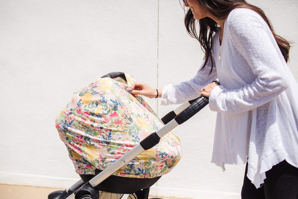 Lark Multi-Use Cover: Car Seat, Nursing & Stroller Cover - Stretchy Fabric, All-Season Use, Stylish Designs, Easy Access for Moms