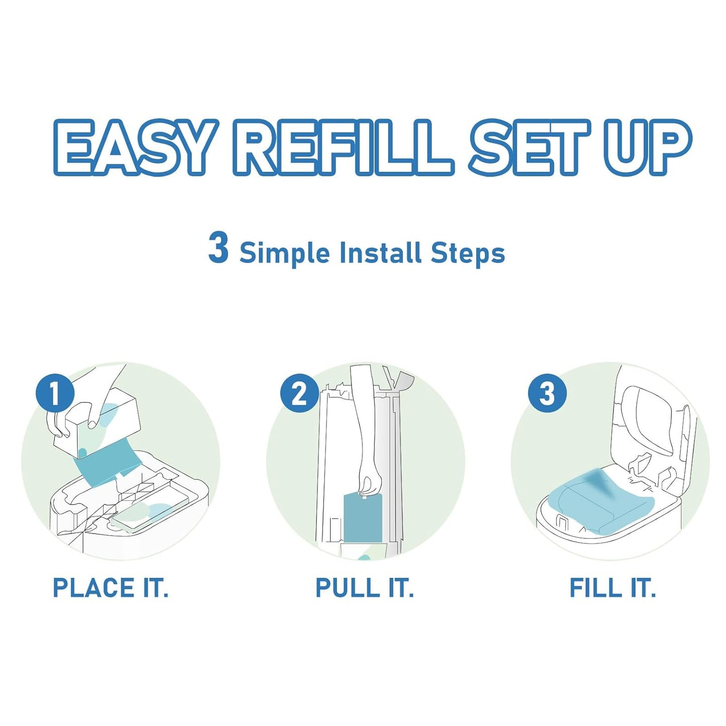 Diaper Pail Refills Bags with 30 Bags Compatible with Genie Easy Roll Signature Diaper Pails and Platinum Diaper Pails, Lasts Up to 8 Months, 7-Layer Odor-Barrier Technology, 5 Pack (150 Bags)