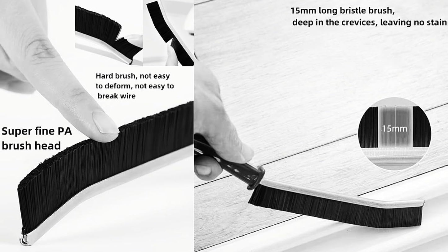 8 PCS Crevice Cleaning Brush,Hard Bristle Crevice Cleaning Brush,Crevice Cleaning Tool is Effective to Clean The Small Gap of Kitchen, tolilet and Windows.