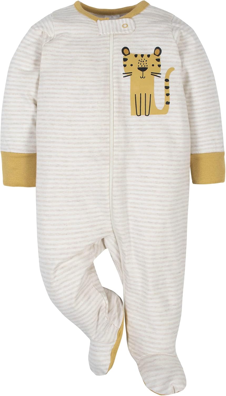 Gerber Baby Boys 4 Pack Sleep 'N Play Footie