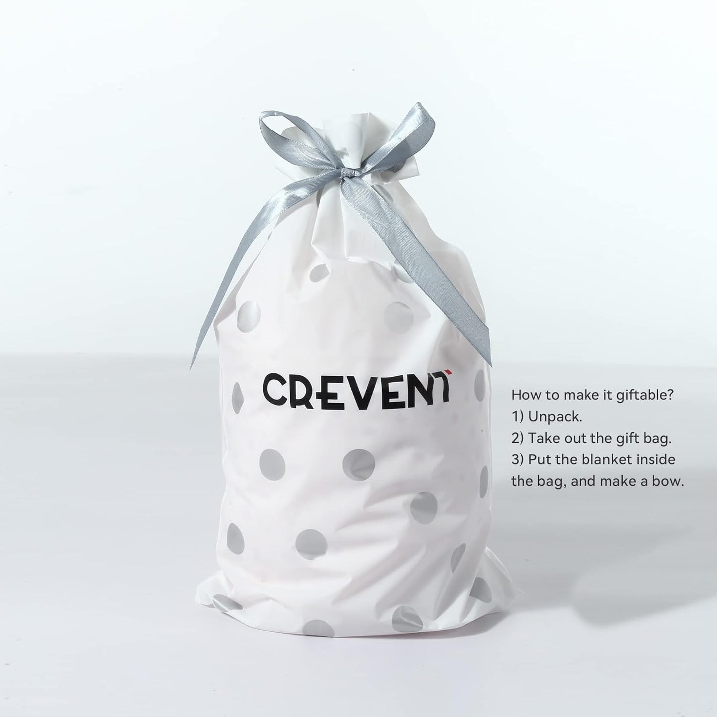 CREVENT 30"X40" Cozy Soft Warm Fleece Baby Blanket for Girls Boys, Newborn Essentials for Infant, Baby Shower Receiving Gift - Star Grey 75X100cm