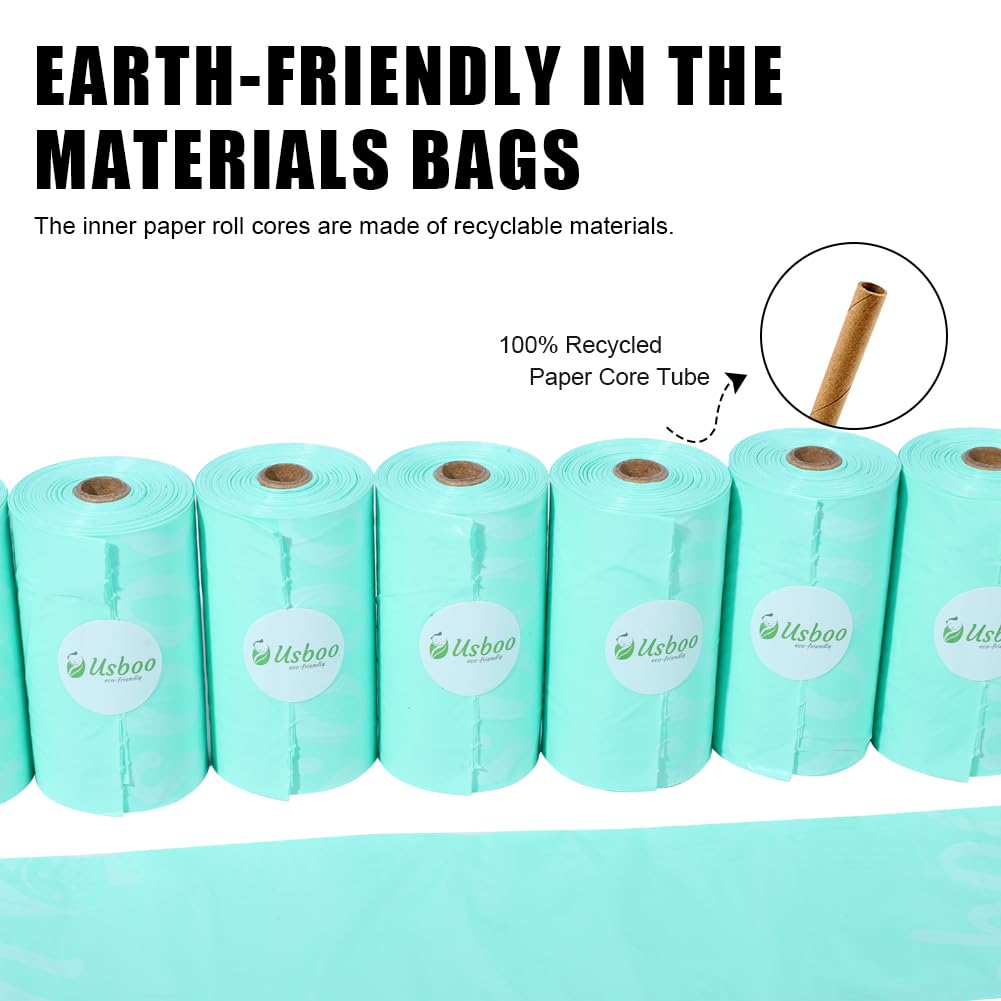 Diaper Bags Disposable for Baby - 20 Refill Rolls (300 Pack) Diaper Trash Bags with Dispenser, Diaper Bag Accessory, Fresh Powder Scent