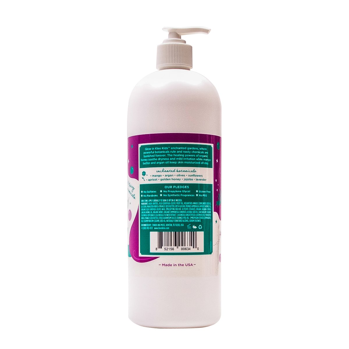 Luna Star Naturals Klee Kids Dazzling Body Lotion with Argan Oil and Honey (33.8oz)