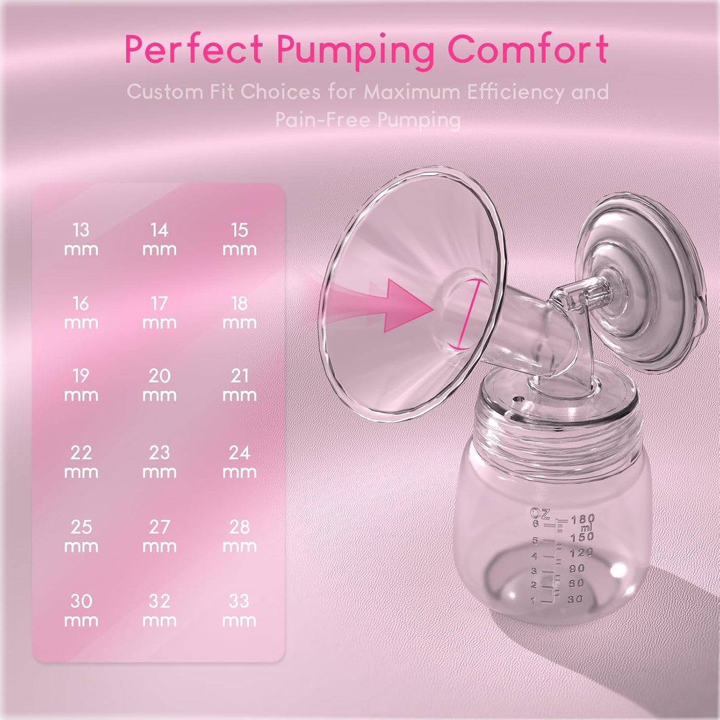Breast Pump Parts,Replacement Pump Parts for Spectra S1/S2/9 Plus, Not Original Accessories, Flange Inserts Kits Sets(24MM*2)