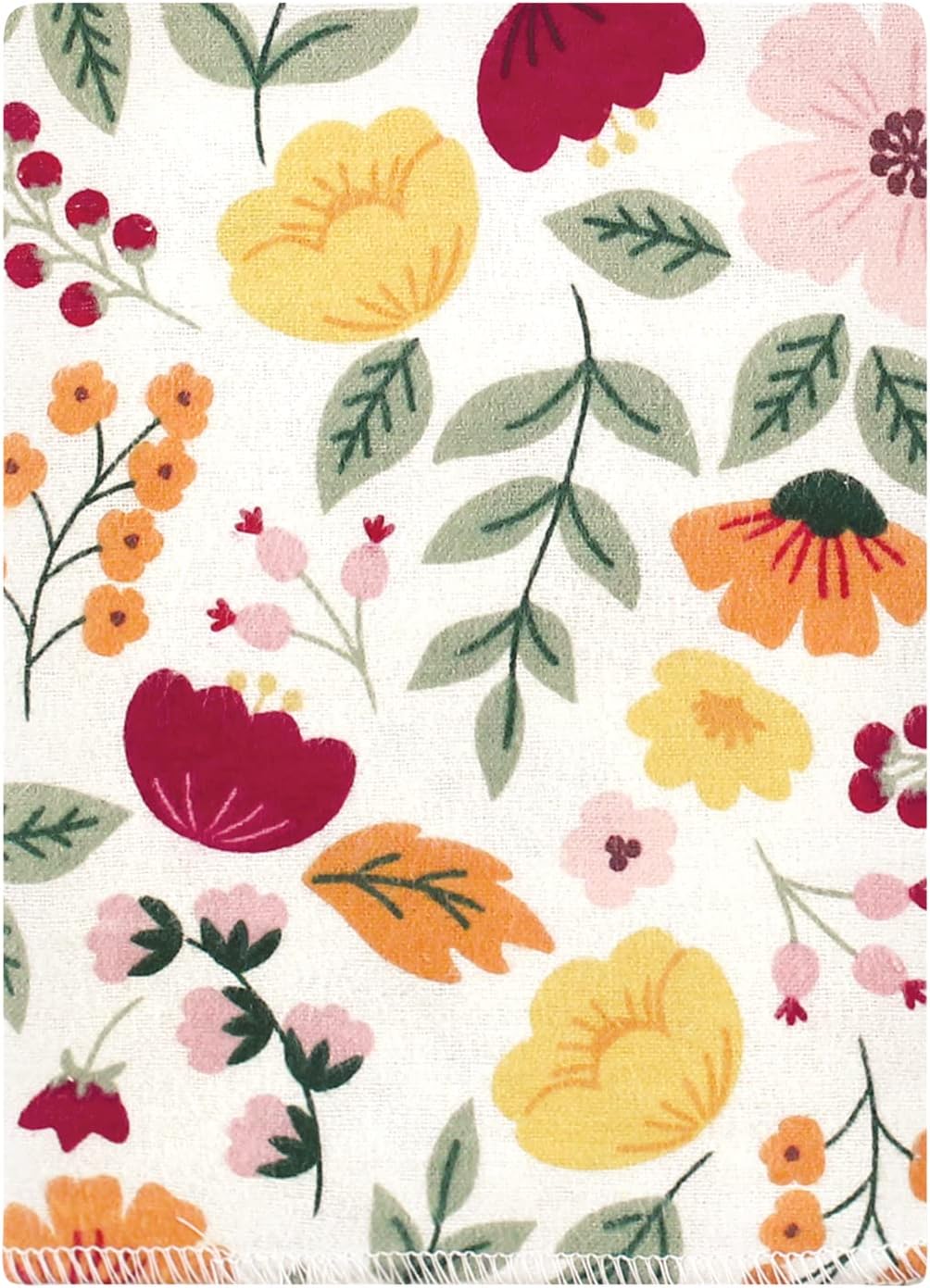 Luvable Friends Hudson Baby Flannel Burp Cloths 12pk, Autumn Floral