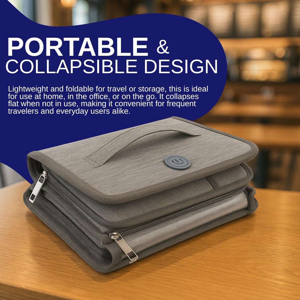 Ultimaxx Portable Ozone Sterilizer Bag – USB Powered, UV & Ozone Sanitization for Masks, Baby Bottles, Phones, Clothes, Electronics, Beauty Tools, Pet Toys – Kills Germs