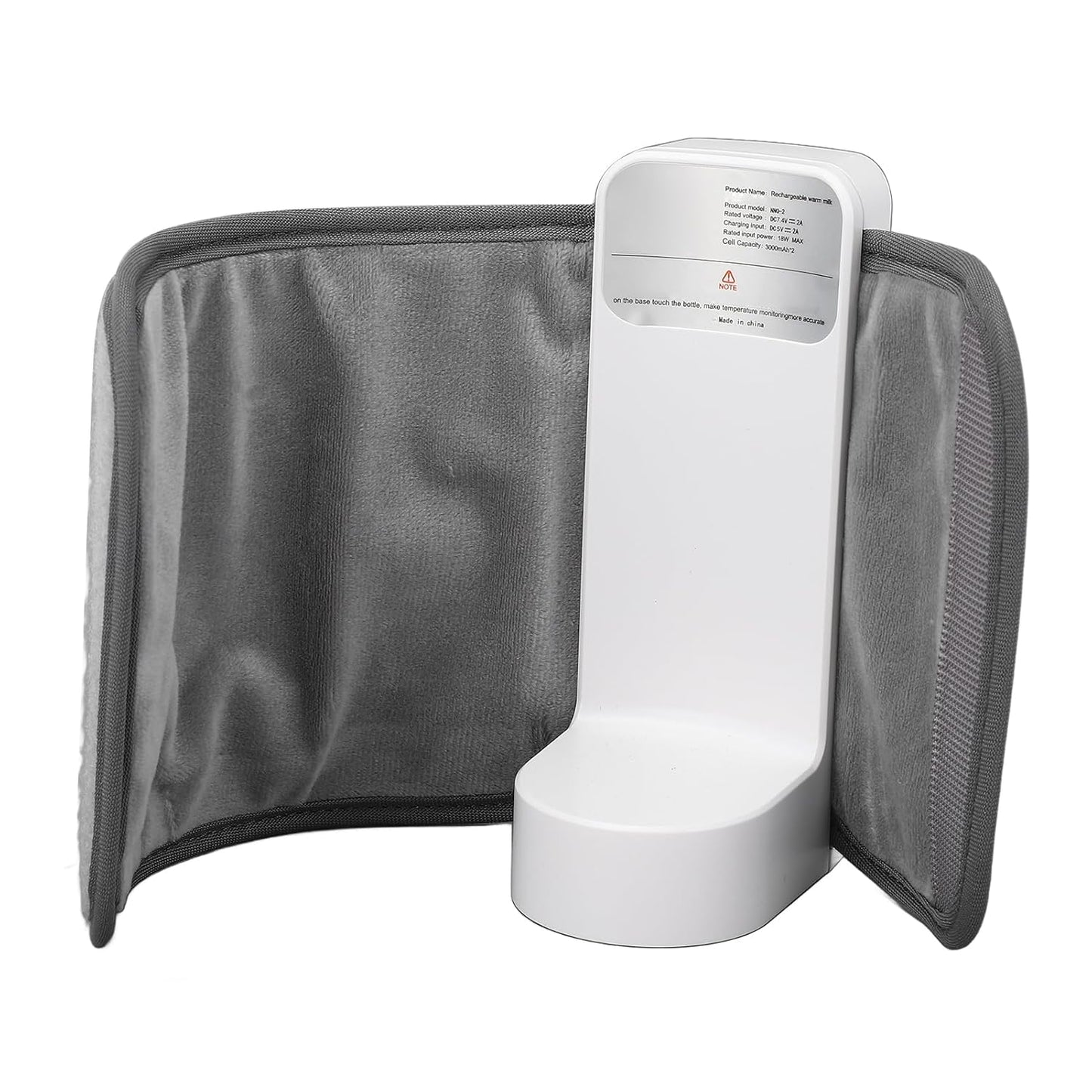 Portable Bottle Warmer, Fast Heating Wireless Milk Warmer Sleeve with Accurate Constant Temperature Control, Comfortable for Travel