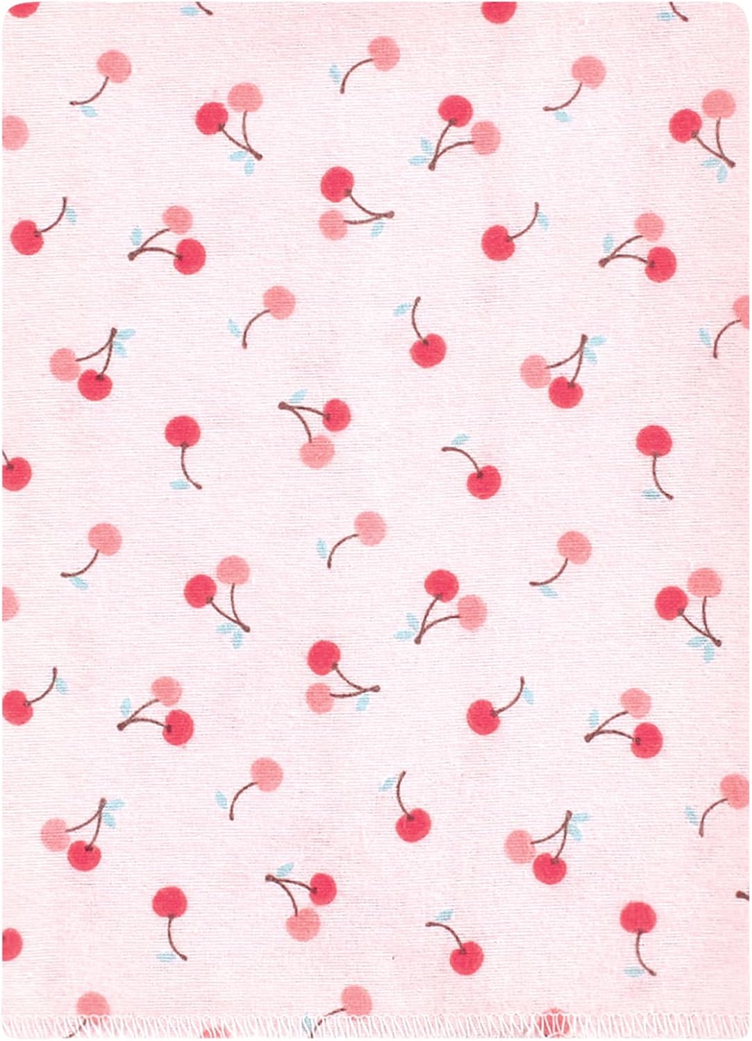 Luvable Friends Hudson Baby Flannel Burp Cloths 12pk, Sweet Cherries