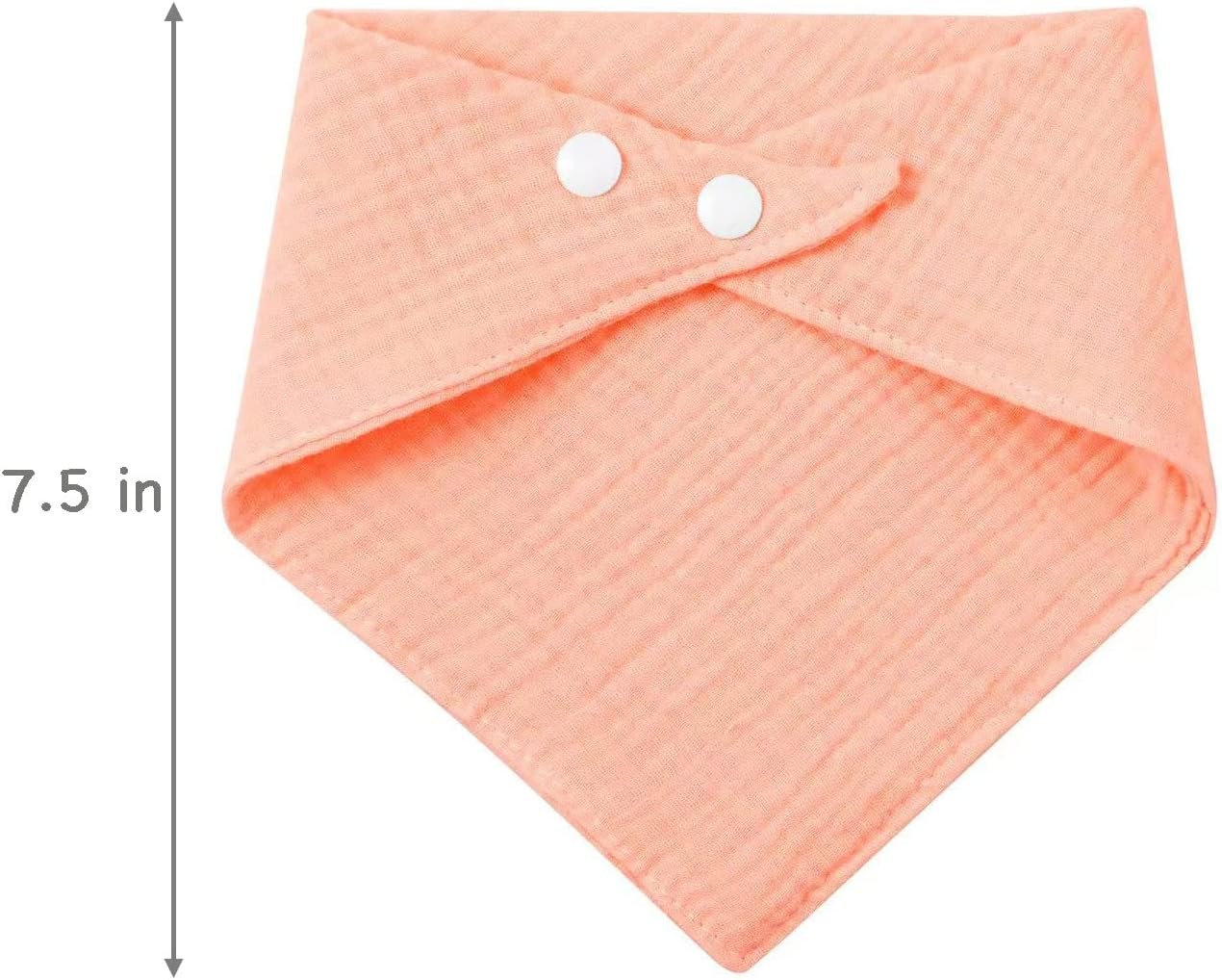 PandaEar 8 Pack Muslin Bibs for Baby Girls, 100% Cotton Baby Bandana Bibs for Newborns, Absorbent Burp Cloths for Teething & Drooling