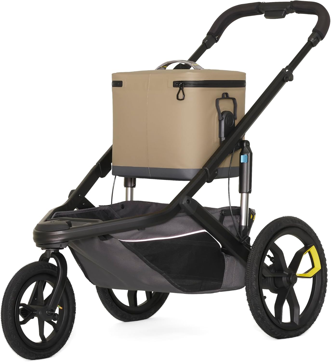 Veer Switch&Jog Jogging Stroller with Neoprene Grips | 3 Wheel All-Terrain Jogger Stroller with Switchback Seat | Shock Absorbing, Durable, Maneuverable, Collapsible