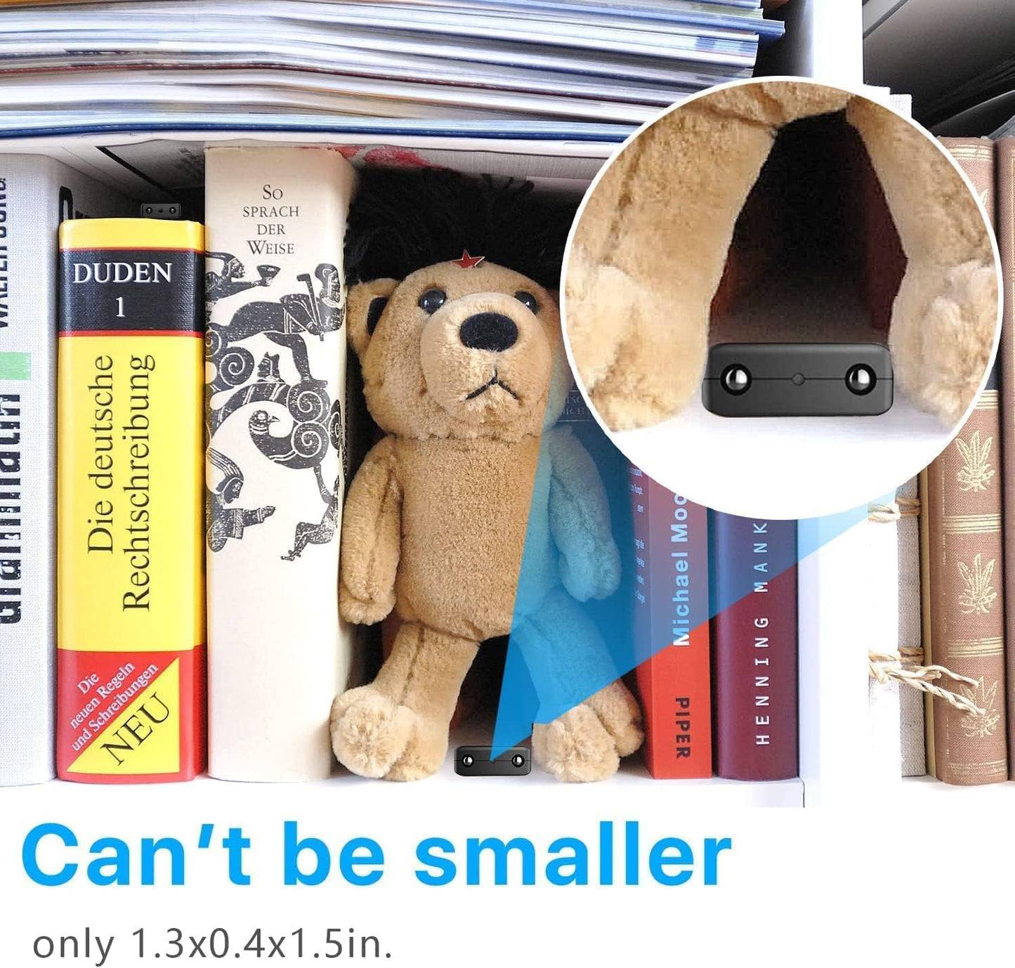 【Free 64G】 Smallest Wireless WiFi Camera,Portable Battery Camera,HD4K Baby Monitor with Video Recording Live Feed Night Vision,Motion Detection,Cloud Storage for Security with iOS Android APP