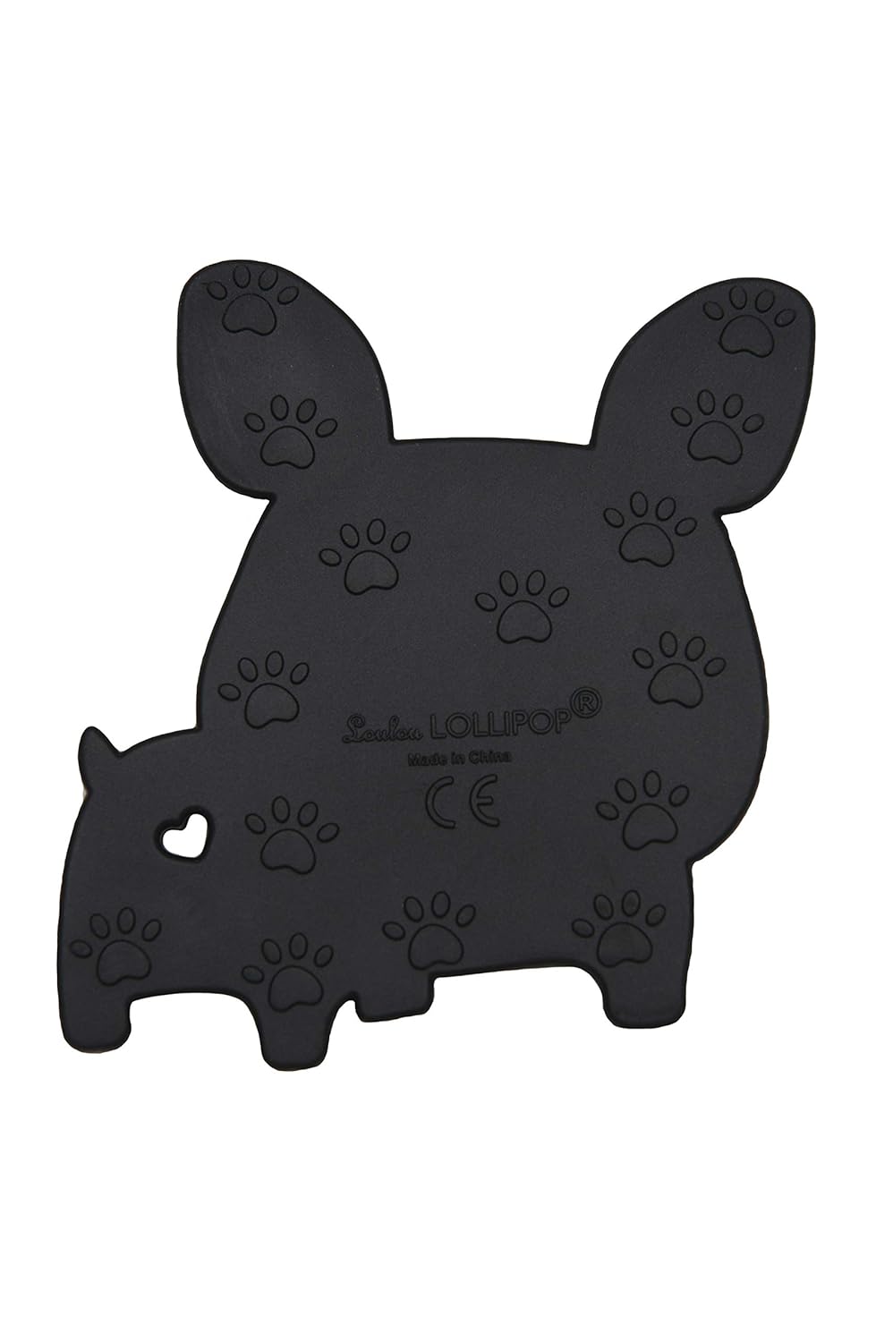 Silicone Teether – Food-Grade, BPA-Free Teething Relief Toy for Babies – Safe, Durable & Easy-to-Hold Infant Teether – Textured Sensory Toy for Soothing Sore Gums Boston Terrier