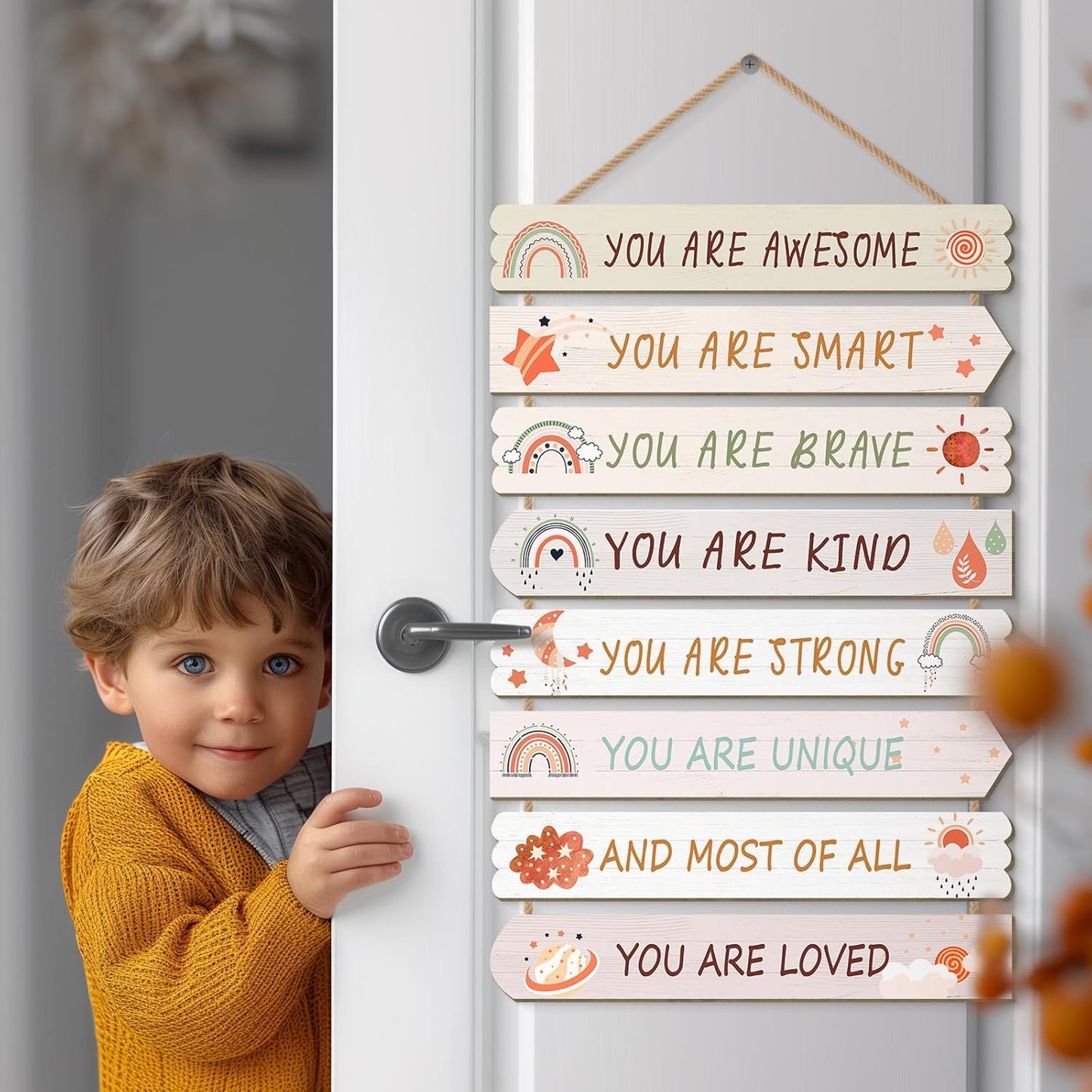 Bohemia Room Decor for Boys Girls Kids Room Decor, Boho Wall Art, Little Kids Bedroom Decorations,Toddler Classroom Deco for Boys, Bedroom Deco for children (Bohemia)