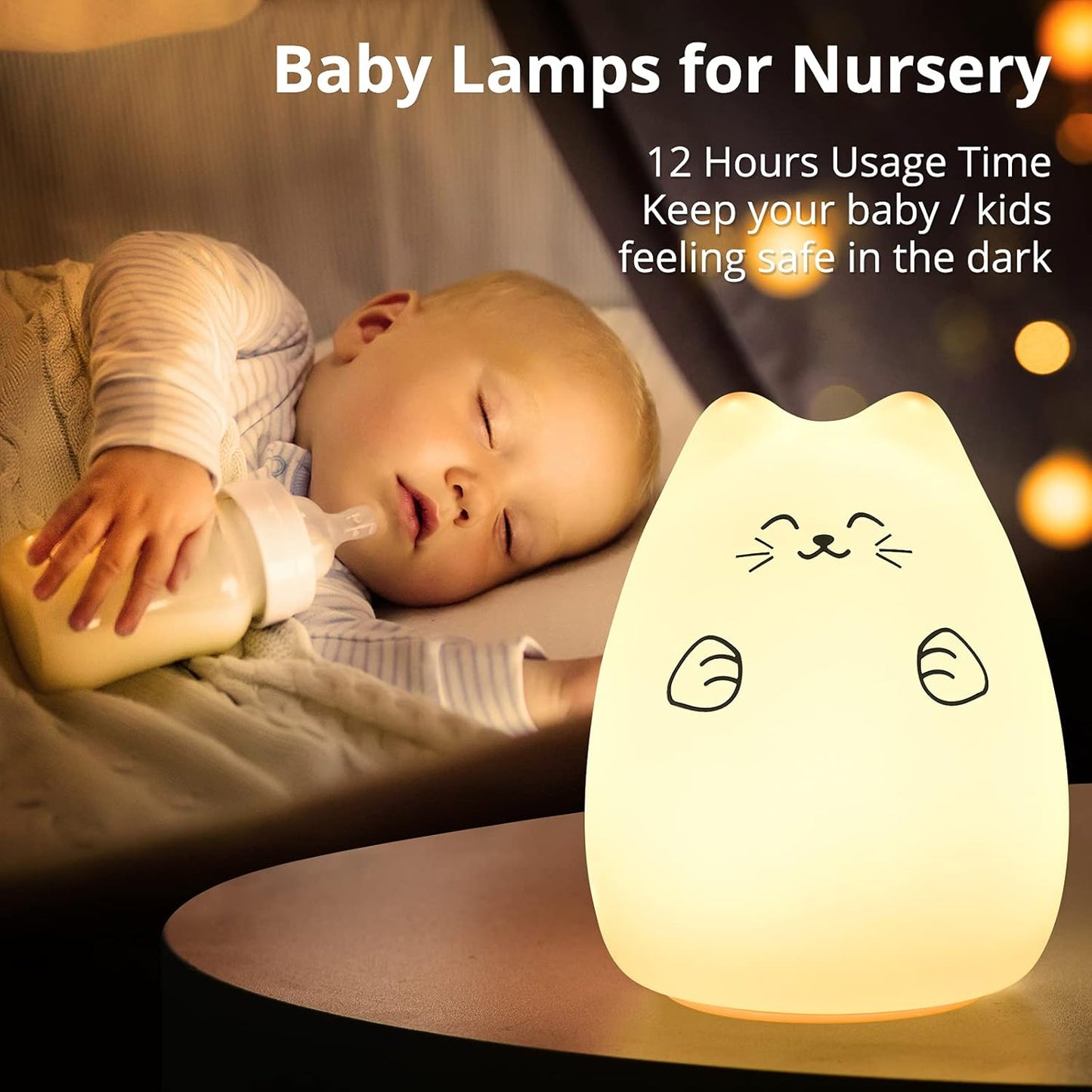 GoLine Night Lights for Kids - Best Christmas & Birthday Gifts for 3-10 Year Old Girls