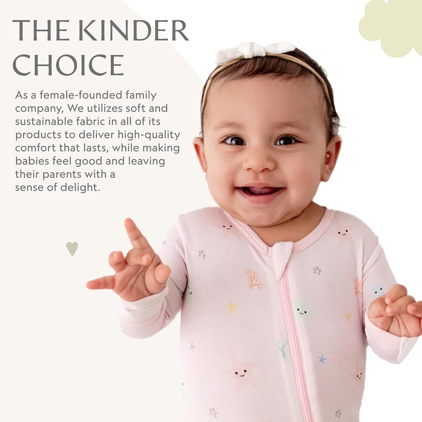 Bamboo Little Soft Baby Footie Pajamas, Baby Clothes, Newborn Sleepers, 95% Viscose and 5% Spandex, 0-24 Months