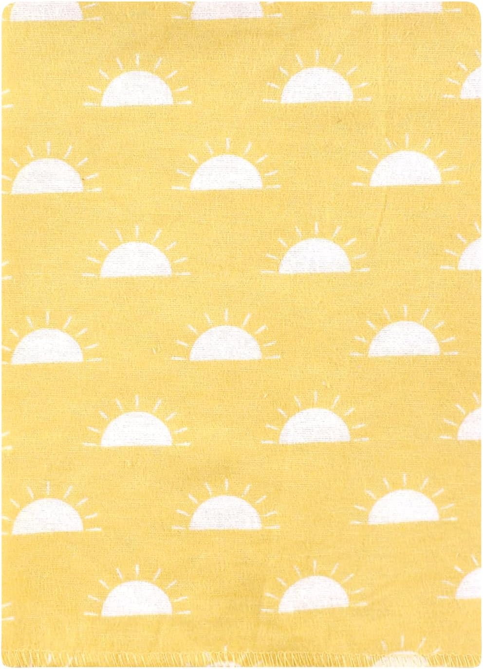 Luvable Friends Hudson Baby Flannel Burp Cloths 12pk, Sunshine