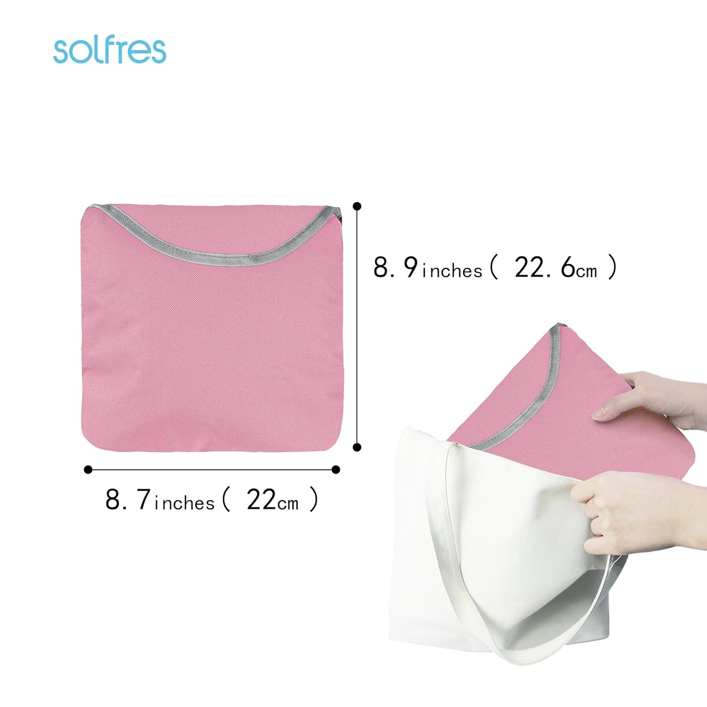 Dual-Belt Baby High Chair Cover, Upgrade Version, for Wooden or Restaurant High Chair, Sturdy and Robust Material, Waterproof Washable Stain and Slip Resistant, Pink