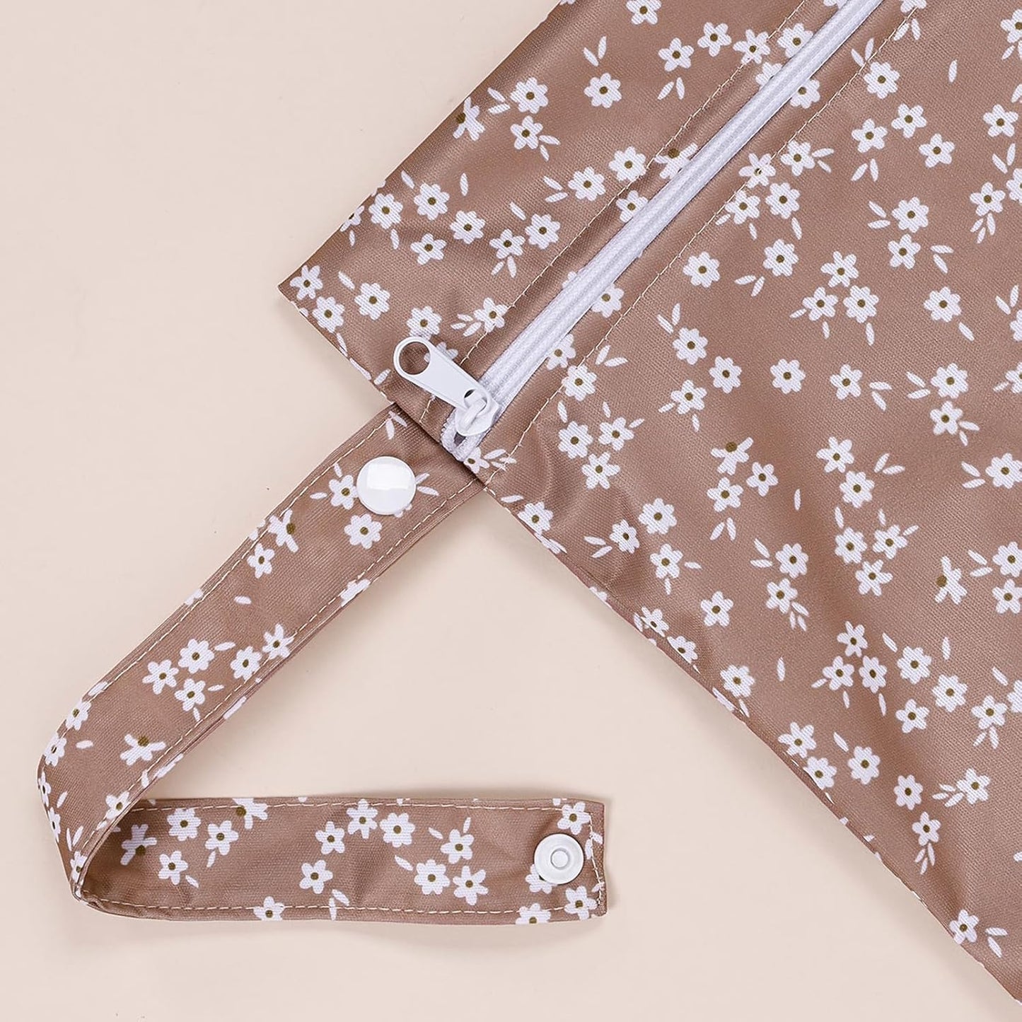 HappyFlute 2pcs Waterproof Bag Set - Cactus & Animal Pattern Wet/Dry Bag for Towels, Diapers, Swim & Beach Use, 10.2x14.4 inches