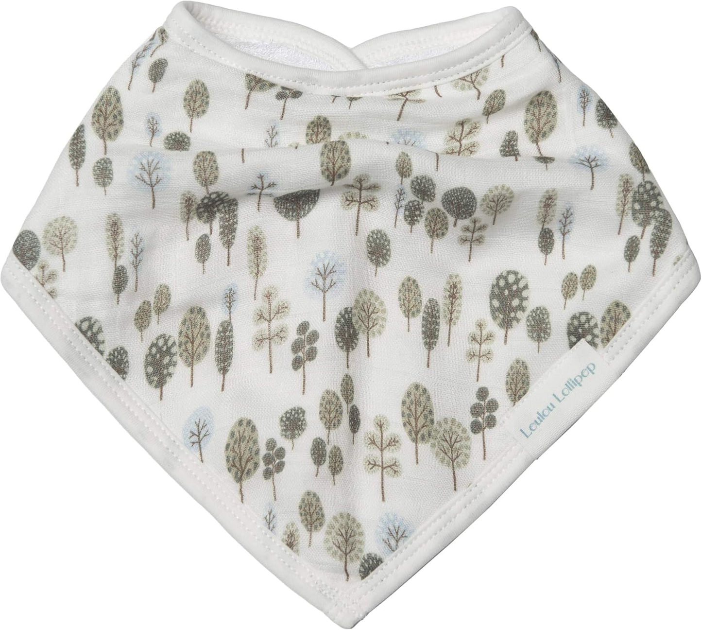 Loulou Lollipop Muslin Bandana Bib Drool Bib Set for Baby Girl and Boy, Adjustable 3 to 36 Months, 2 Pack