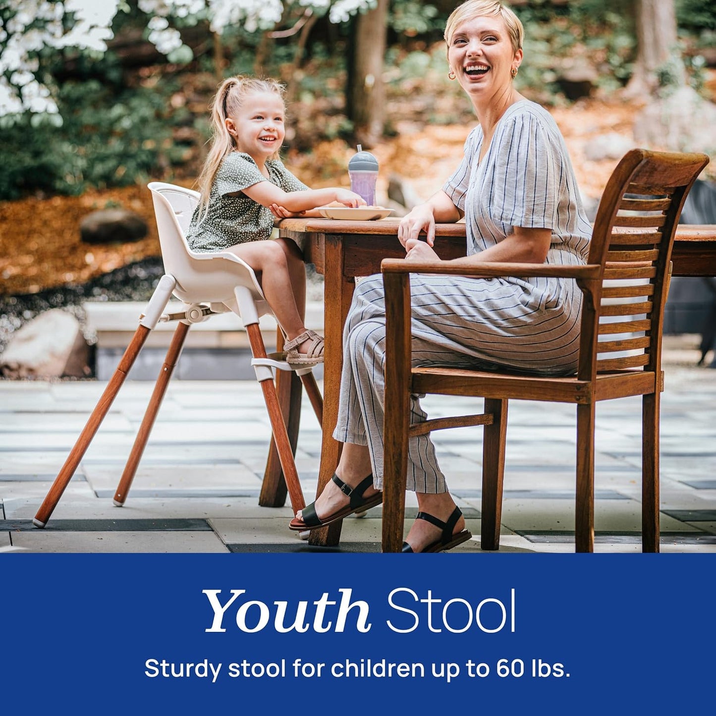 Chicco Zest LE 4-in-1 Folding High Chair, Feeding Chair, Toddler Chair and Youth Stool, Multi-Use Easy Clean High Chair | Crema/White