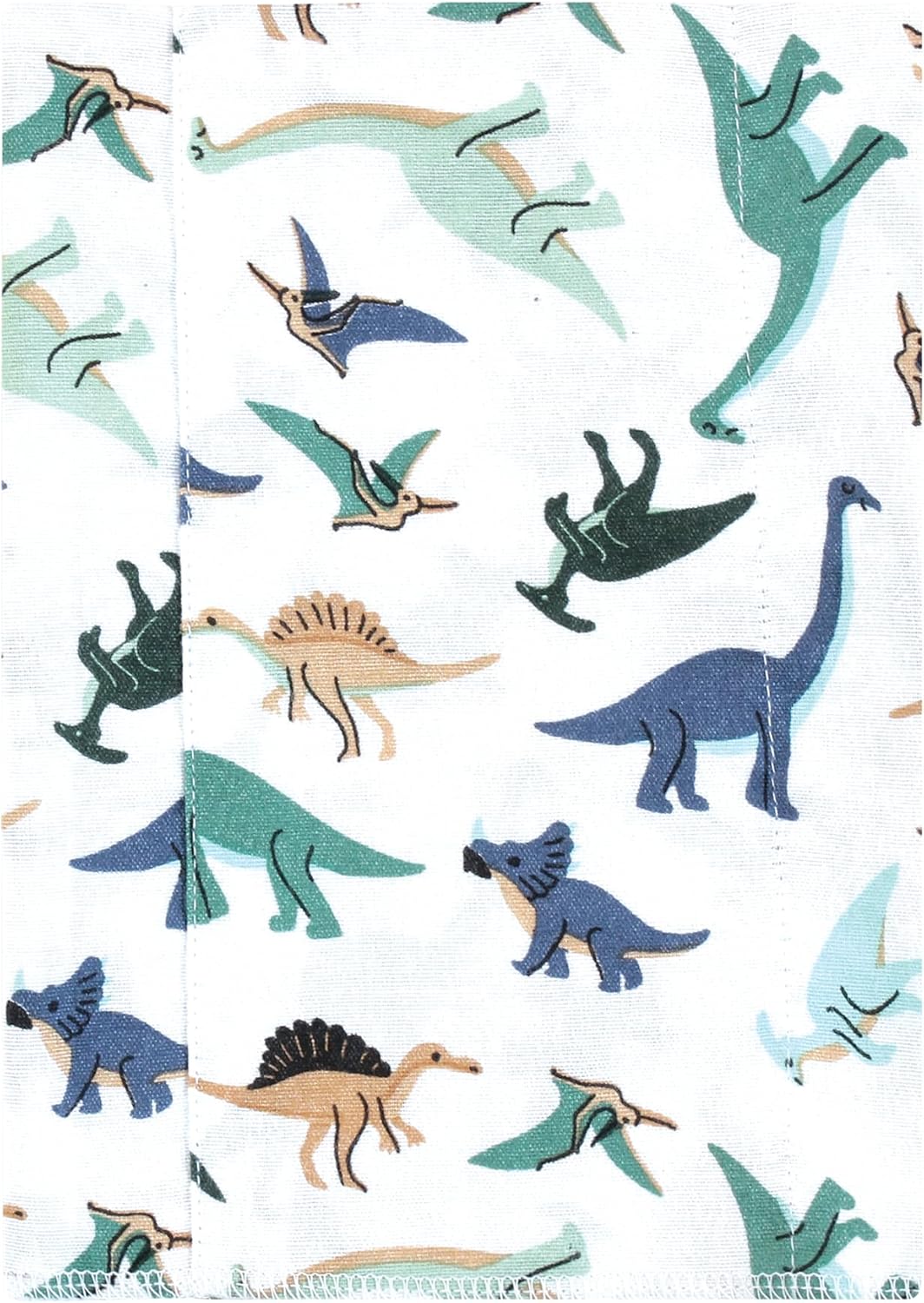 Luvable Friends Hudson Baby Flannel Burp Cloths 4pk, Dino Pals