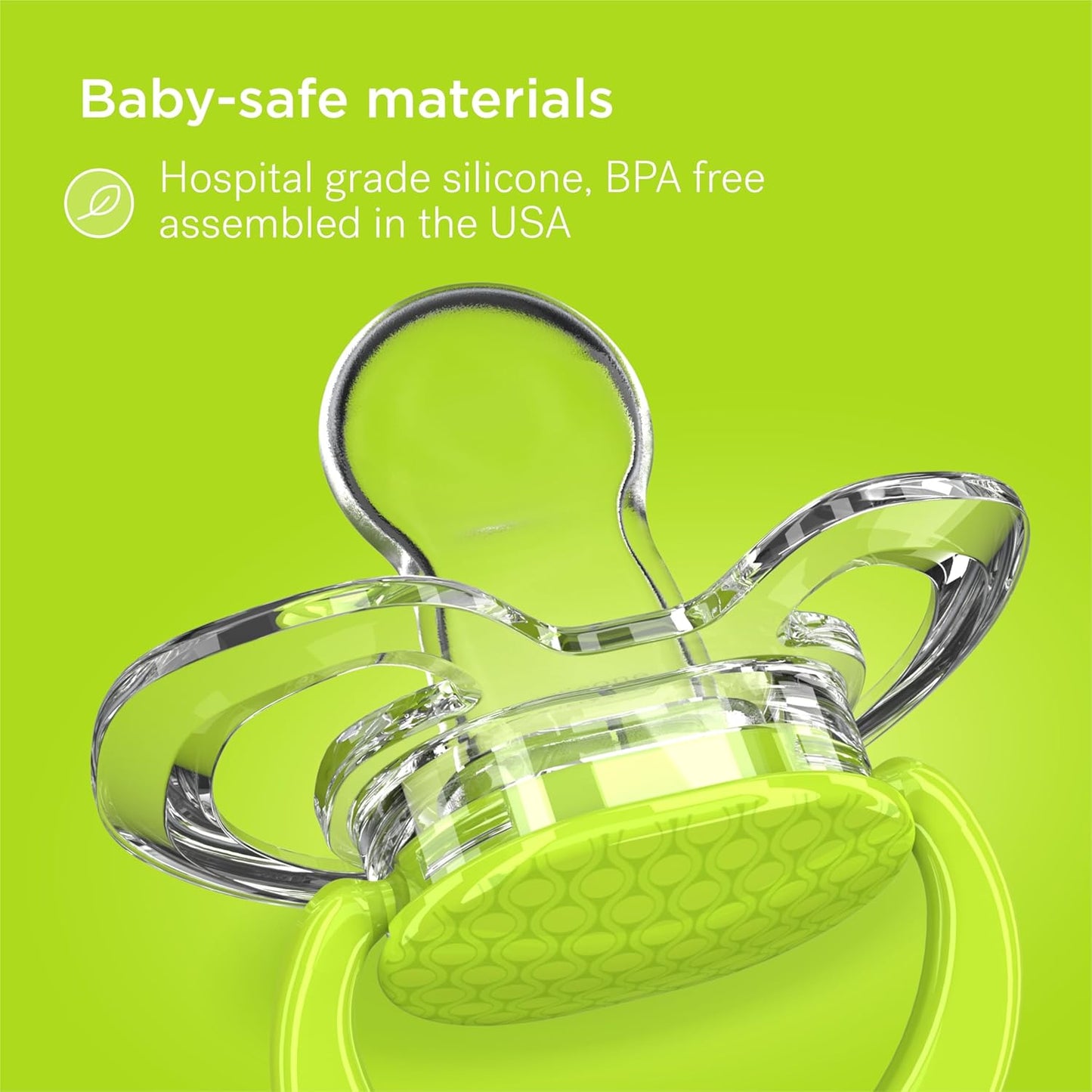 Smilo Baby Pacifier with Orthodontic Design for Healthy Dental Development - Stage 3 for Babies 9+ Months - Pack of 3X 100% Silicone Pacifiers BPA Free - Plum Purple