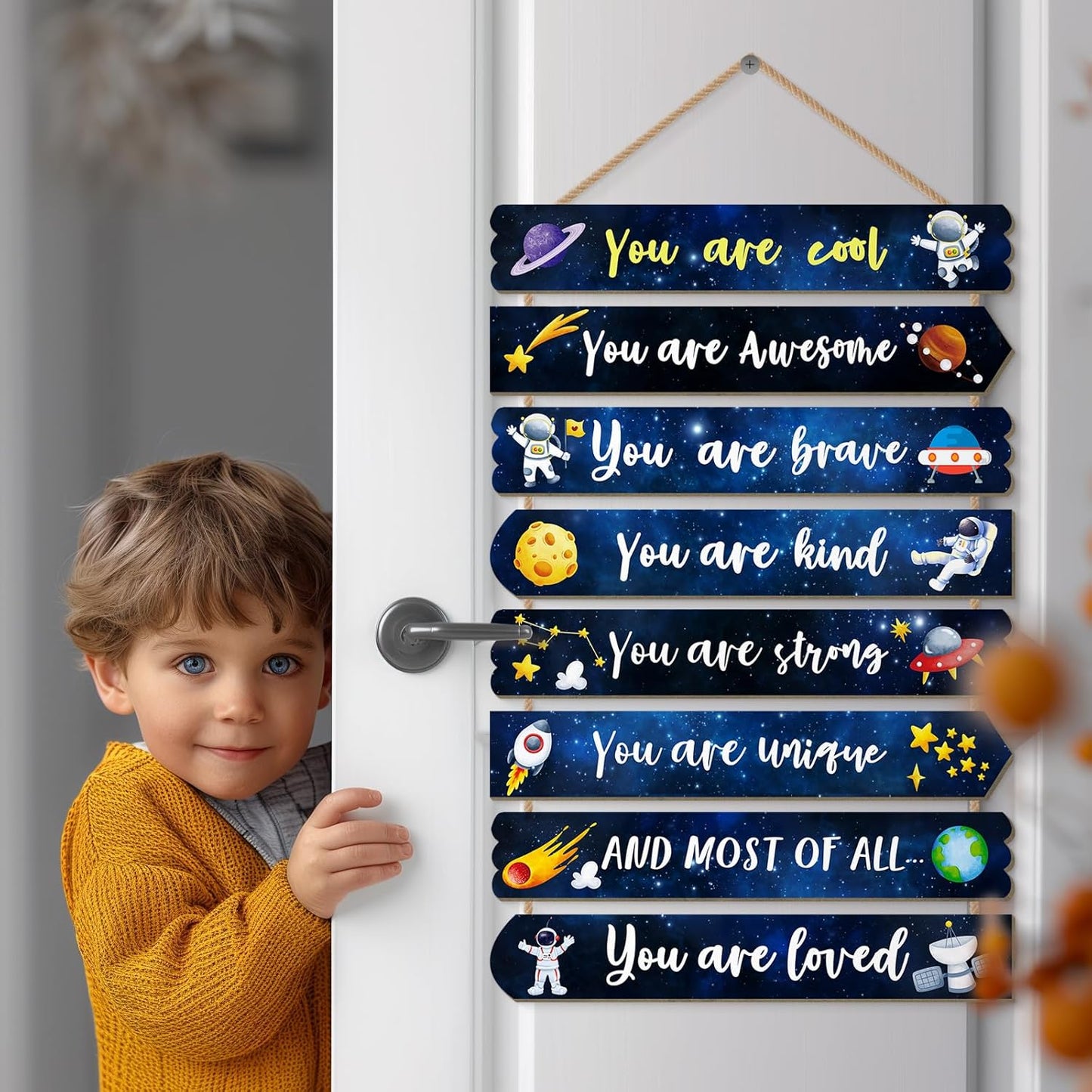Room Decor for Boys Teens, Kids Room Decor, inspirational wall decor, Little Boy Bedroom Decorations,nursery wall decor (Interstellar)