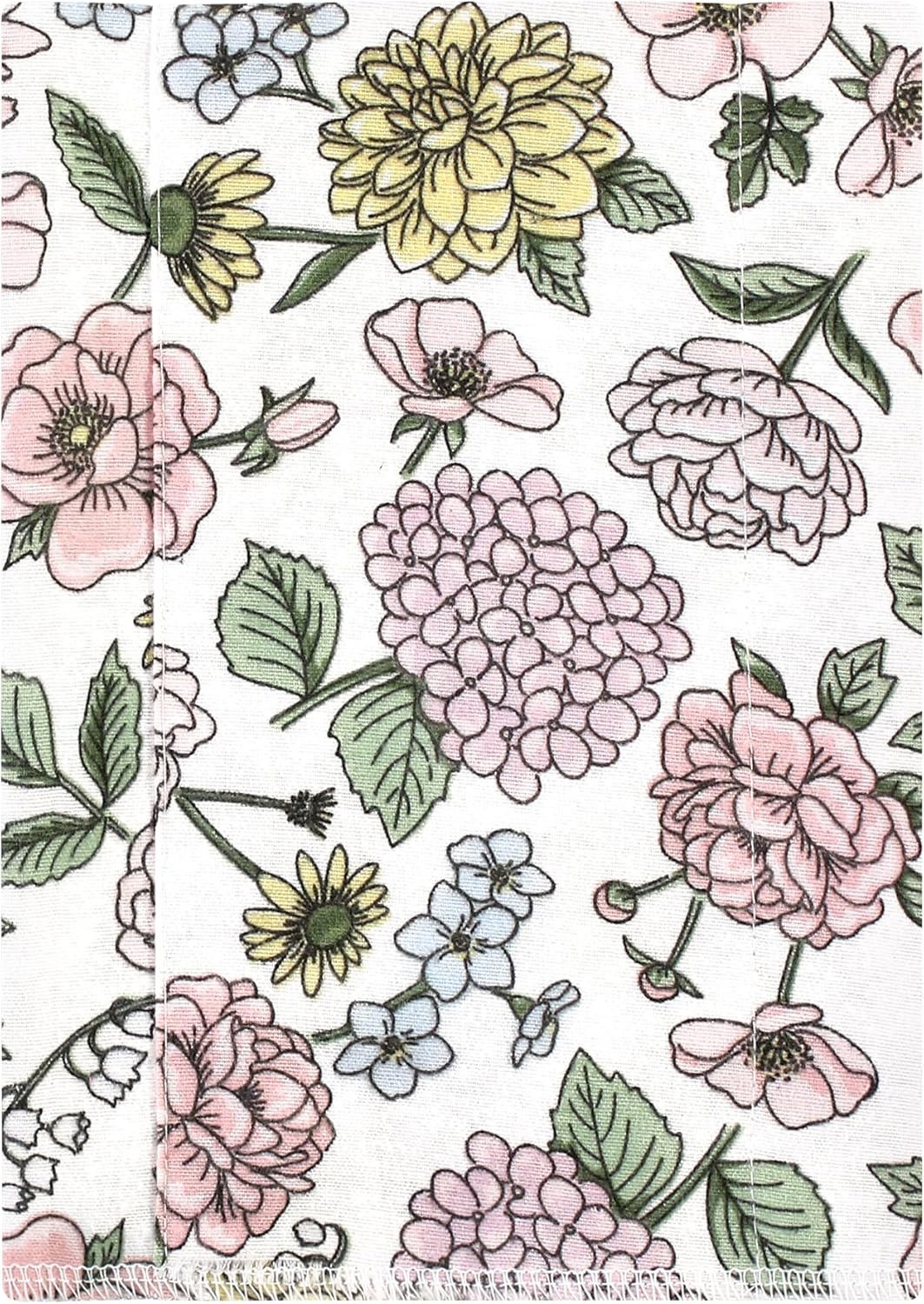 Luvable Friends Hudson Baby Flannel Burp Cloths 4pk, Vintage Floral