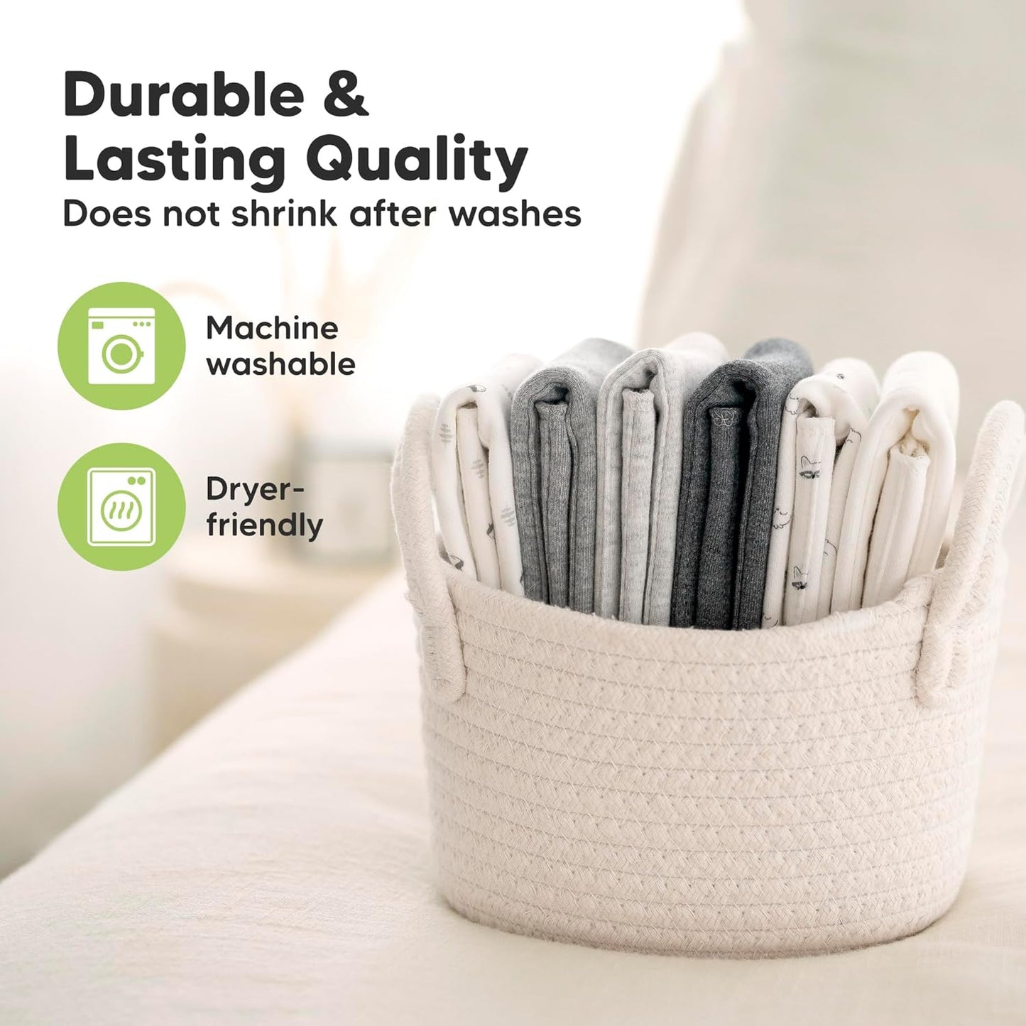 Organic Burp Cloths Baby Boy, Girl - 6-Pack Large Cotton Burping Cloths for Babies, Spit Up Rags, Super Absorbent, Ultra Soft Newborn Rag, Gender Neutral, Machine Washable, Durable (Nordic)