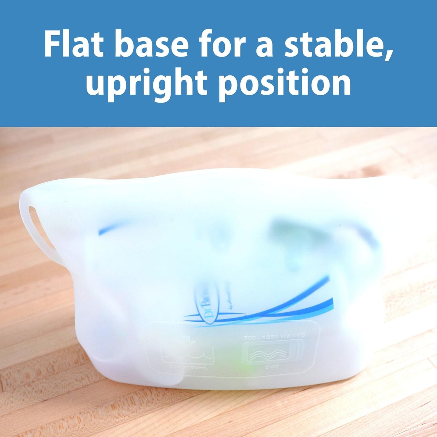 Dr. Brown's Reusable Silicone Sterilizer Bag, Bottle Warmer & Sterilizer, Fits Multiple Baby Bottles