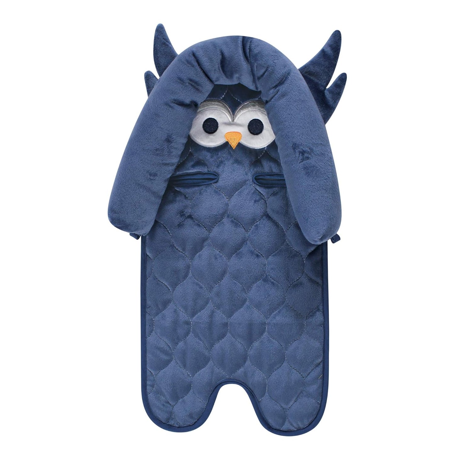 Hudson Baby Unisex Baby Car Seat Insert, Blue Owl, One Size