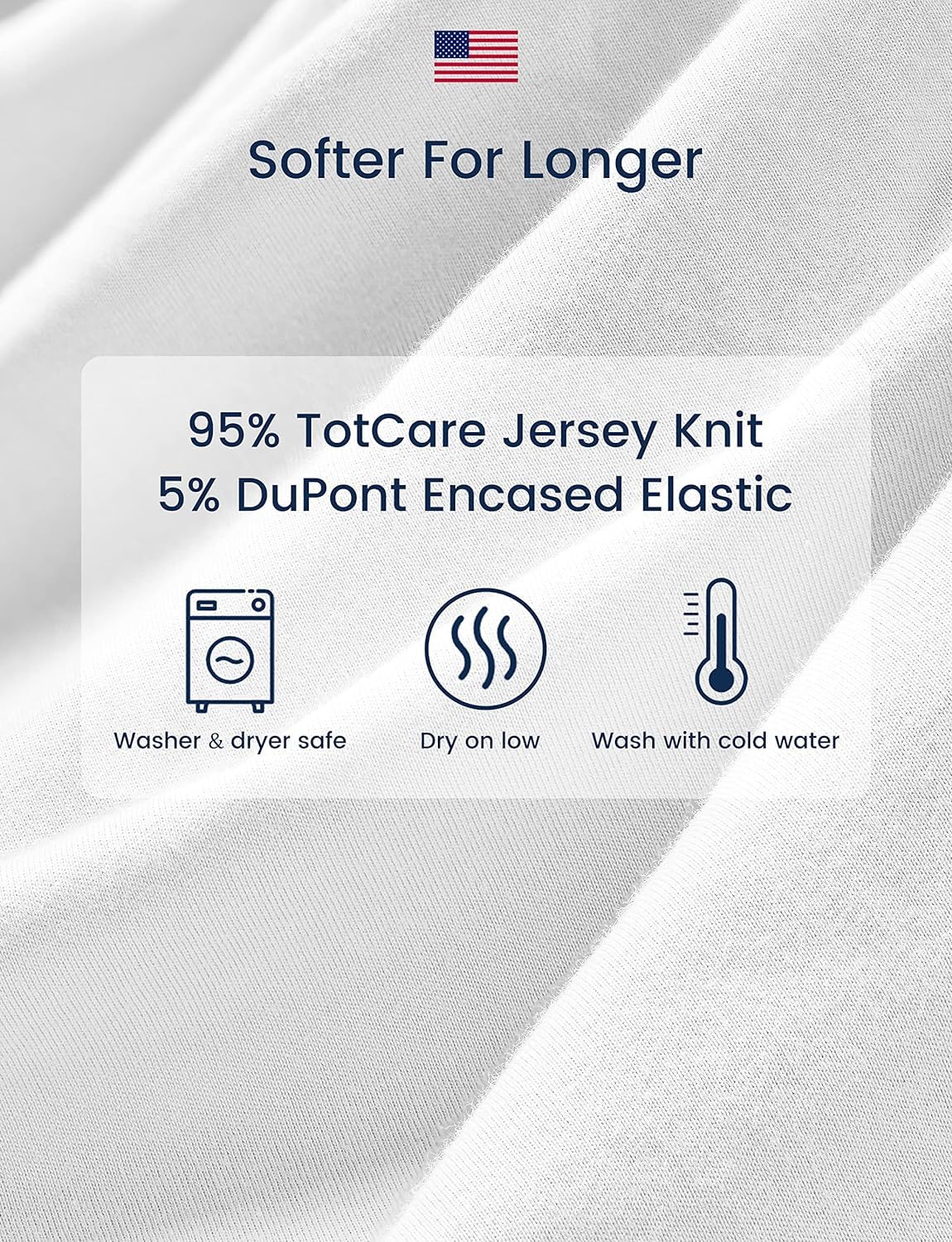 TotAha Premium Stretchy Changing Pad Cover, Buttery Soft Diaper Changing Pad Covers for Girls Boys, Super Stretchy Jersey Knit Changing Table Covers, 2 Pack, Moon & Grey Sky