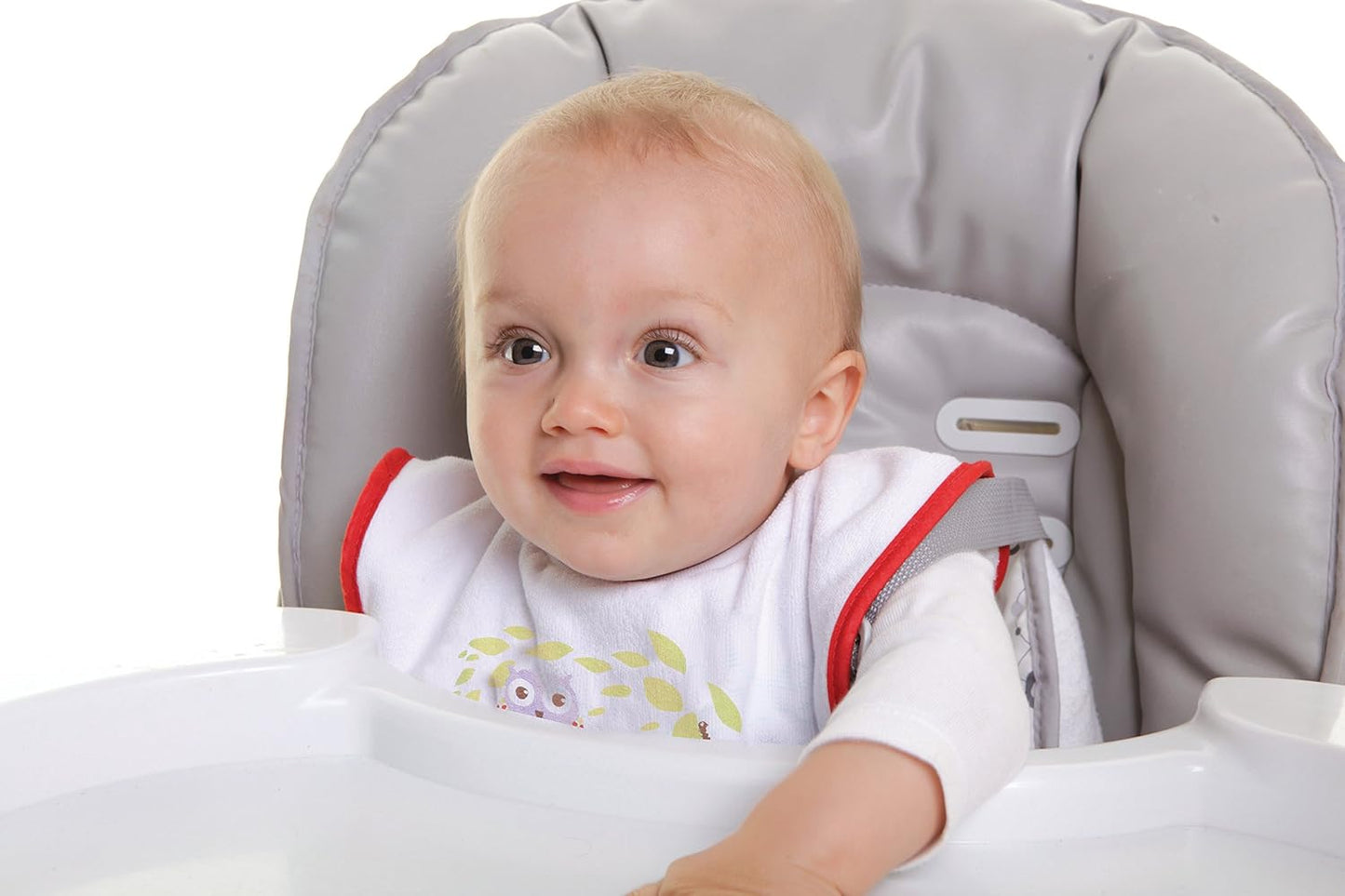 Dreambaby Terry Cloth Cotton Pullover Baby Bibs for Teething Feeding and Drooling - Super Absorbent & Extra Soft - Machine Washable for Easy Cleaning - Owl and Whales