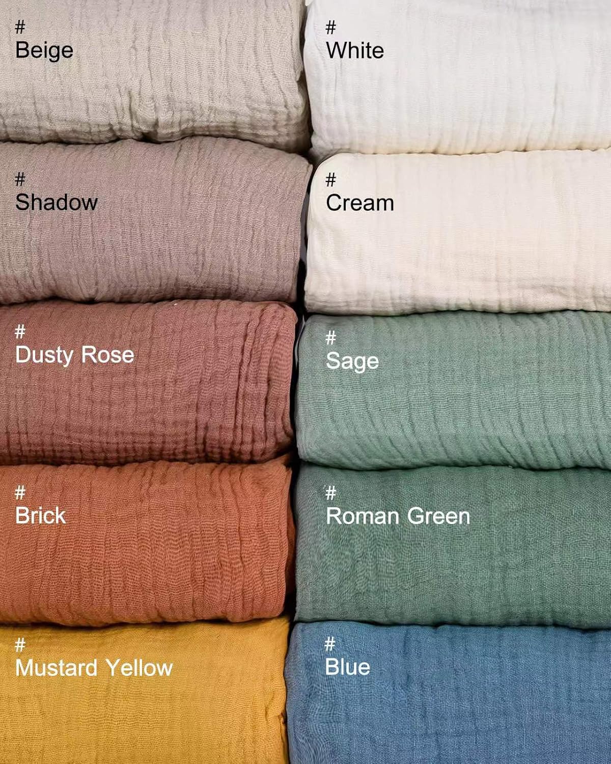 Pack and Play Sheets for Baby Boys and Girls 39"x27"x3", Neutral Muslin Cotton Pack N Play Mattresses Sheet with Boho Style, Soft and Breathable Comfort (Cream)