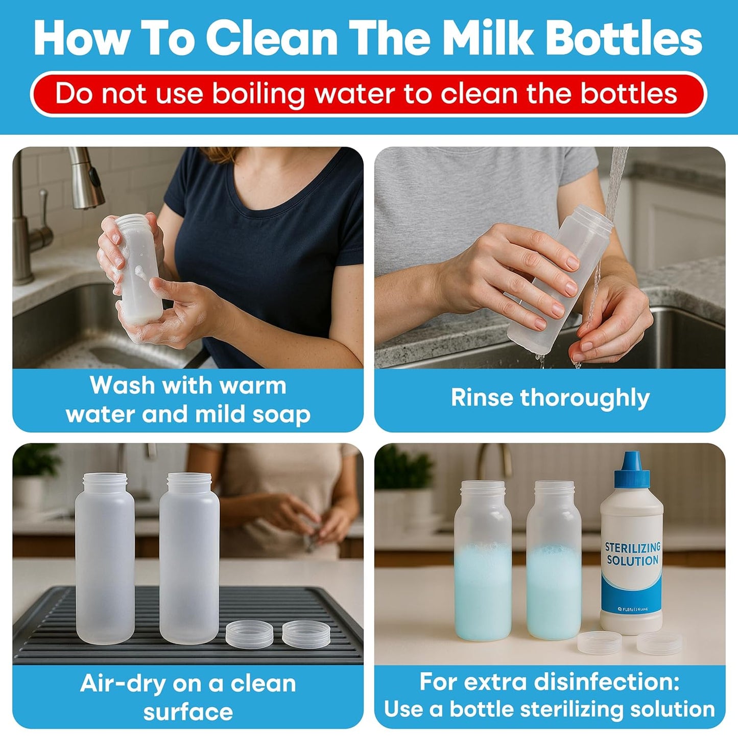 Portable Breast Milk Cooler Bottle: 30H Cooling Time, 2 x 150ml/5Oz BPA-Free, Durable Breastmilk Storage Bottles, Breastmilk Cooler, Travel Breastfeeding Milk Chiller for Baby