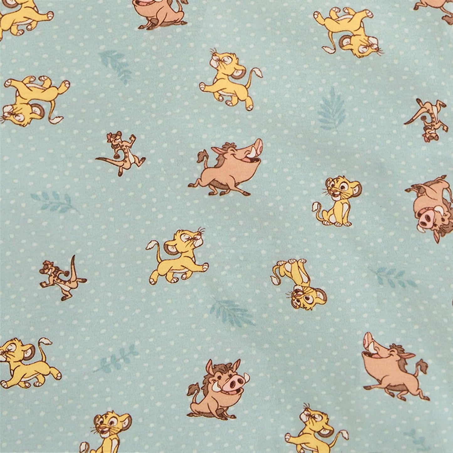 HALO 100% Cotton Sleepsack Swaddle, 3-Way Adjustable Wearable Blanket, Newborn, TOG 1.5, Lion King Friends